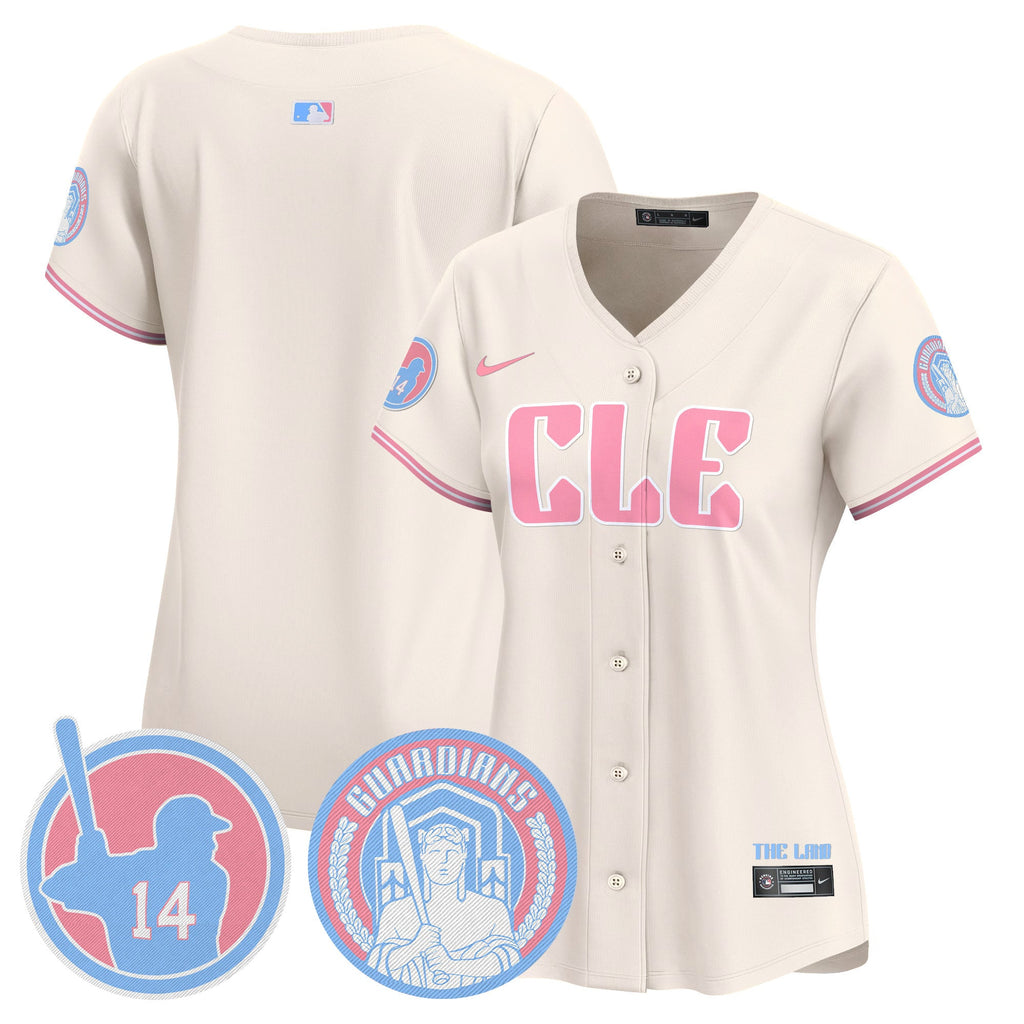 Women’s Cleveland Bubblegum Pink Vapor Premier Limited Jersey