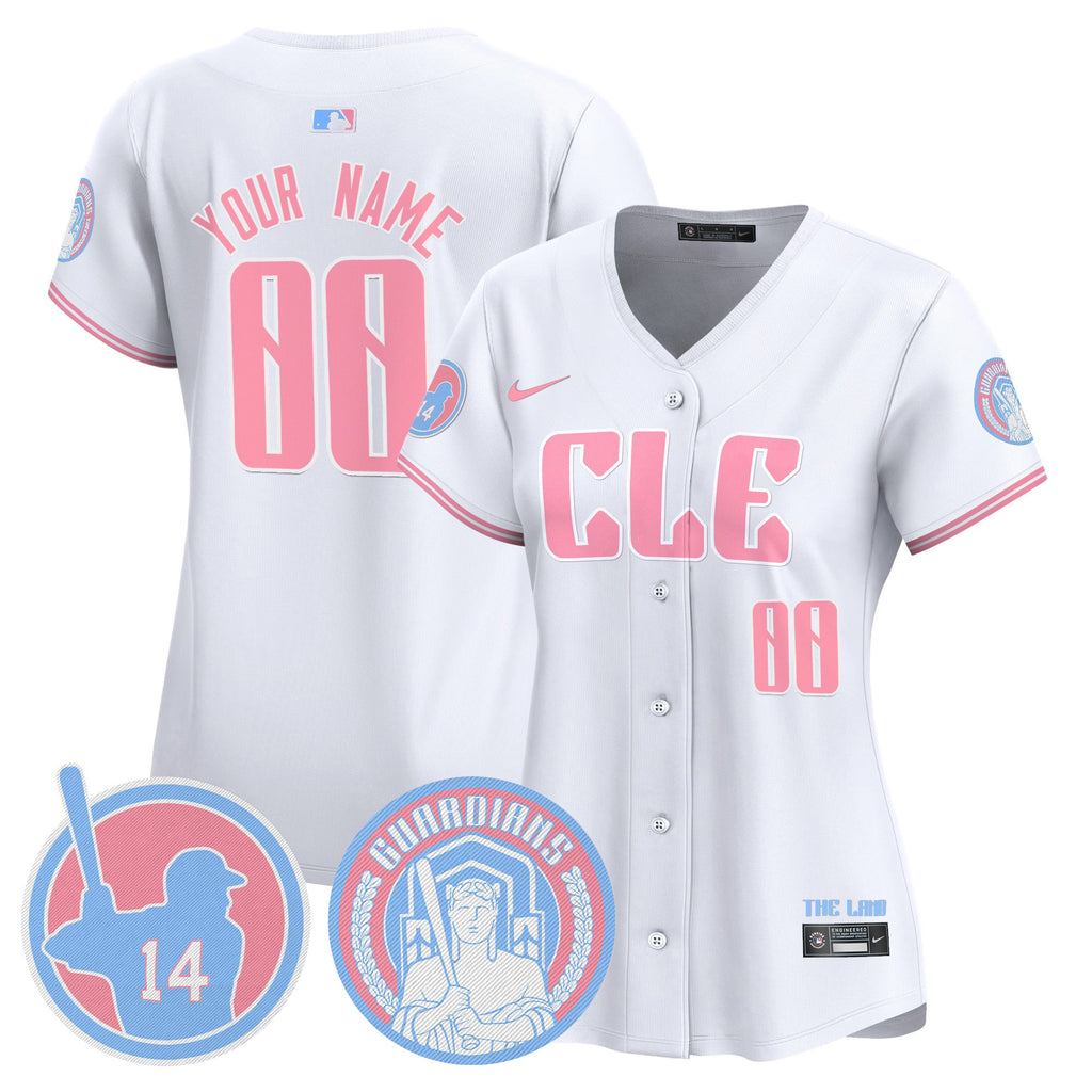 Cleveland Bubblegum Pink Vapor Premier Limited Custom Jersey