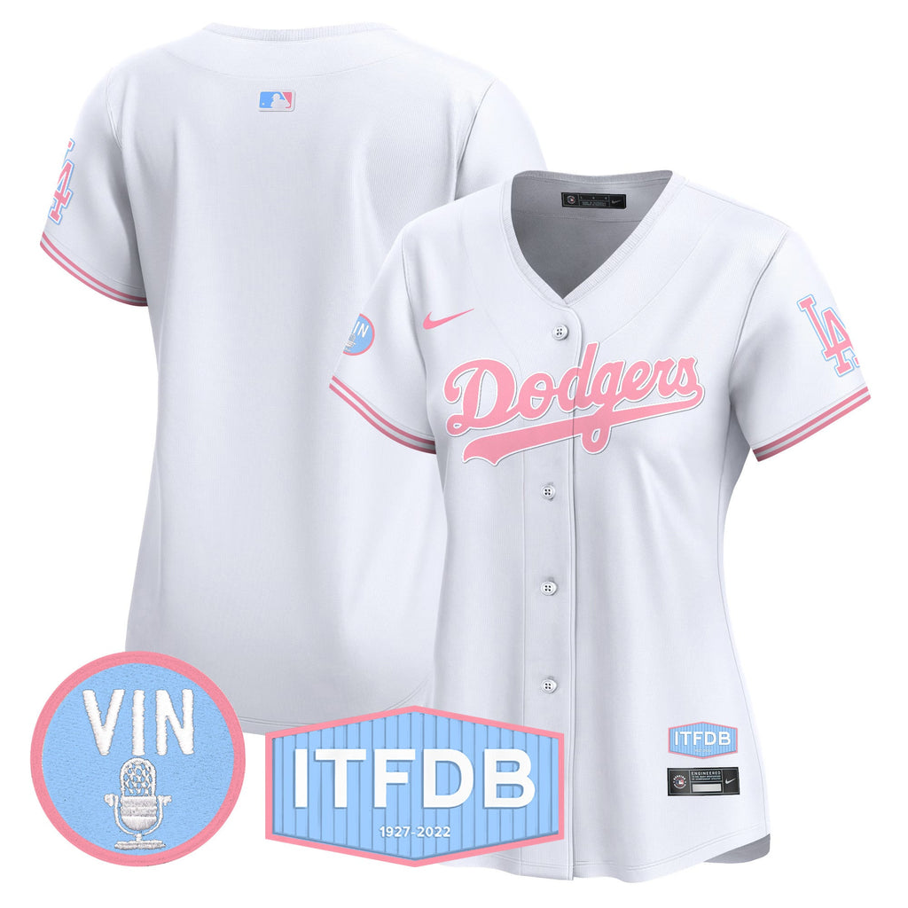 Women’s Vin ITFDB Patch Bubblegum Pink Vapor Premier Limited Jersey