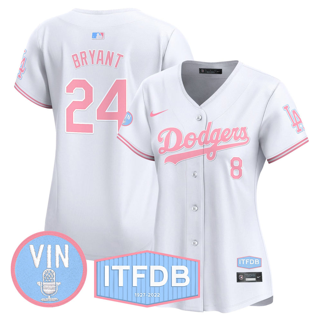 Women’s Vin ITFDB Patch Bubblegum Pink Vapor Premier Limited Jersey