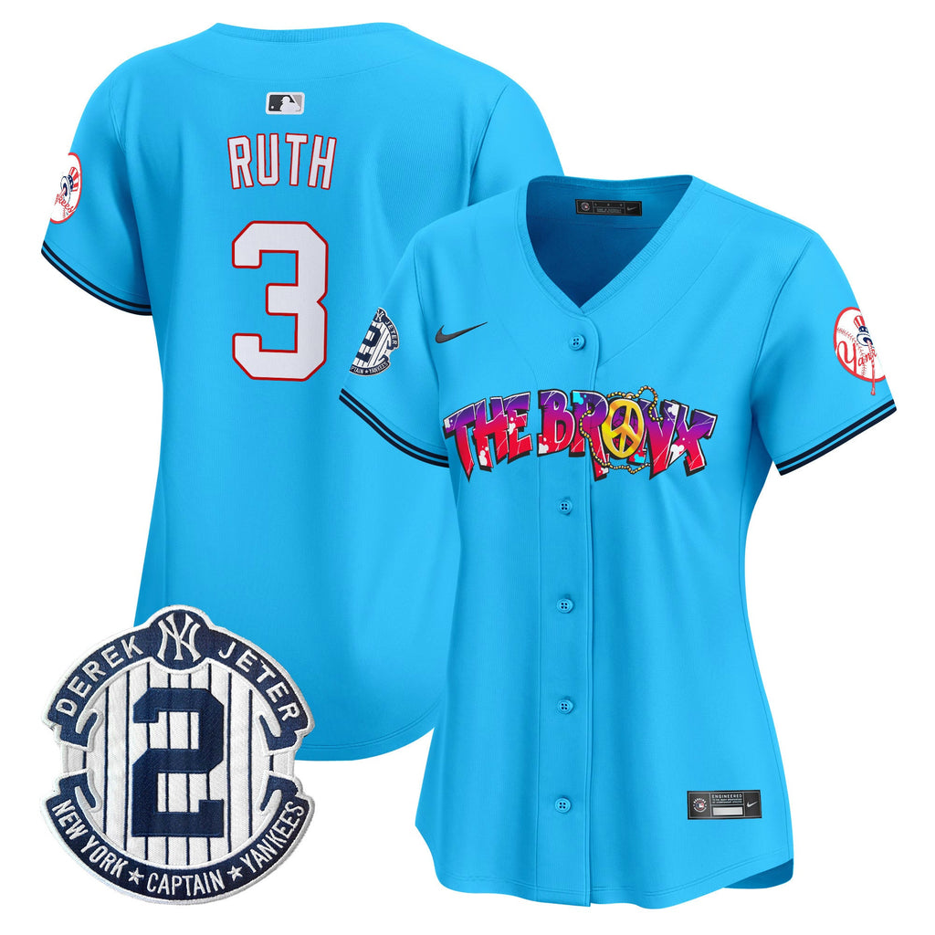 Women’s New York The Bronx Graffiti Vapor Premier Limited Jersey V7