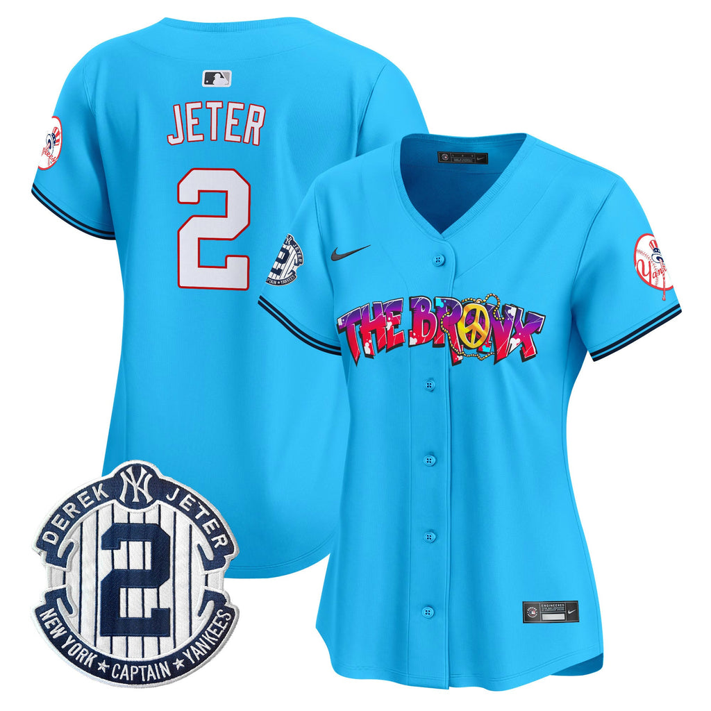 Women’s New York The Bronx Graffiti Vapor Premier Limited Jersey V7