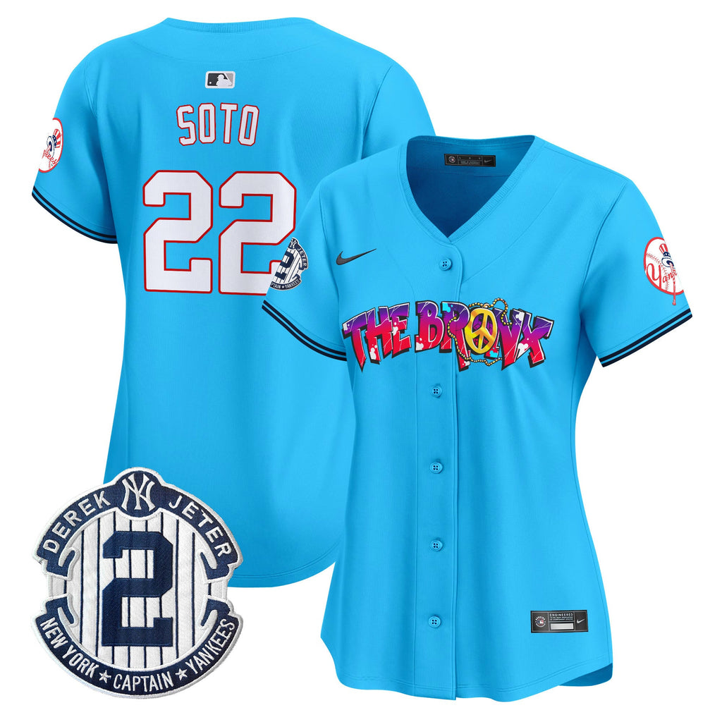 Women’s New York The Bronx Graffiti Vapor Premier Limited Jersey V7