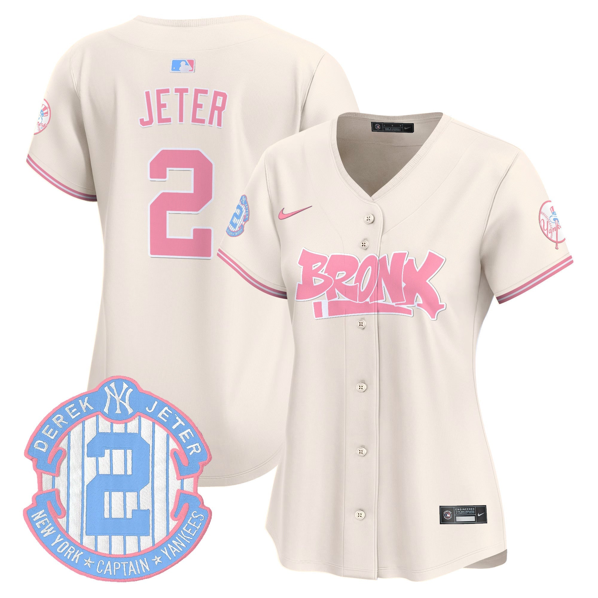 Women’s The Bronx Graffiti Bubblegum Pink Vapor Premier Limited Jersey
