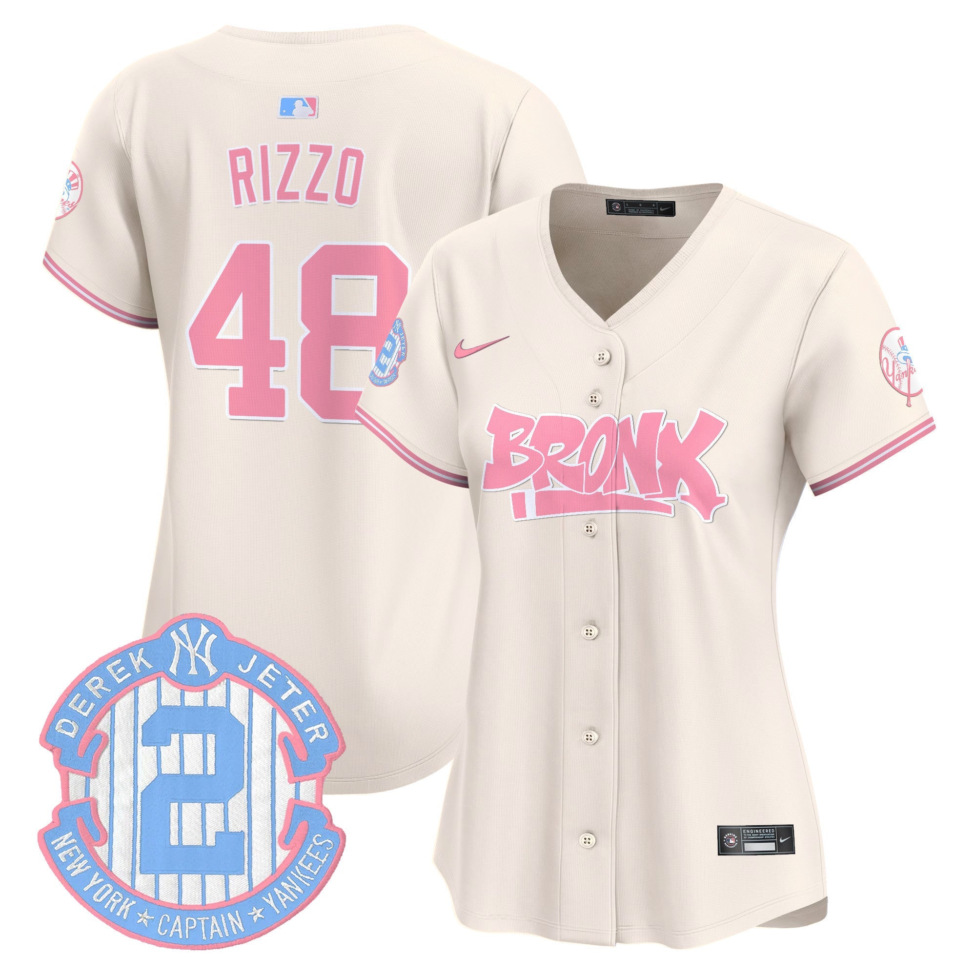 Women’s The Bronx Graffiti Bubblegum Pink Vapor Premier Limited Jersey