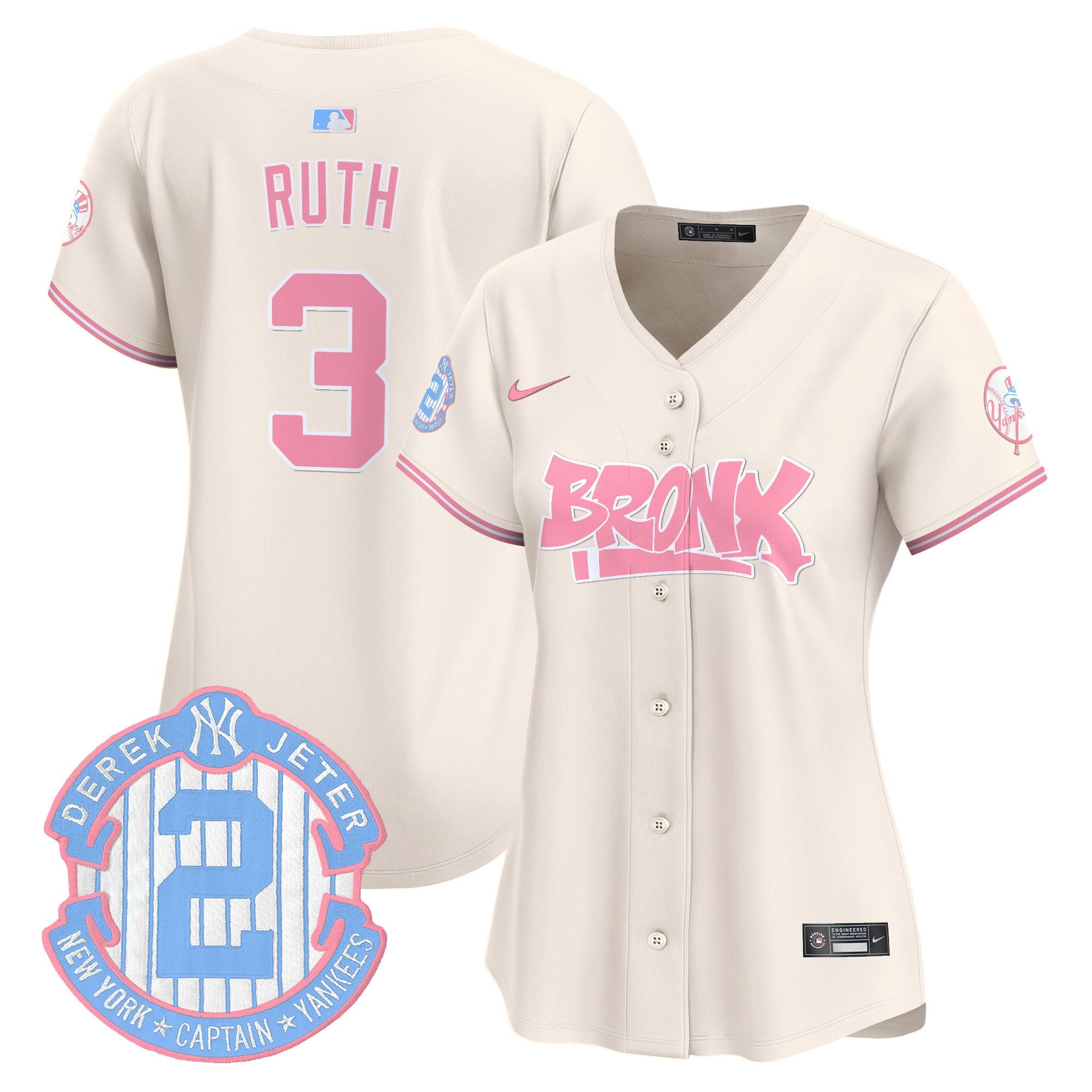 Women’s The Bronx Graffiti Bubblegum Pink Vapor Premier Limited Jersey