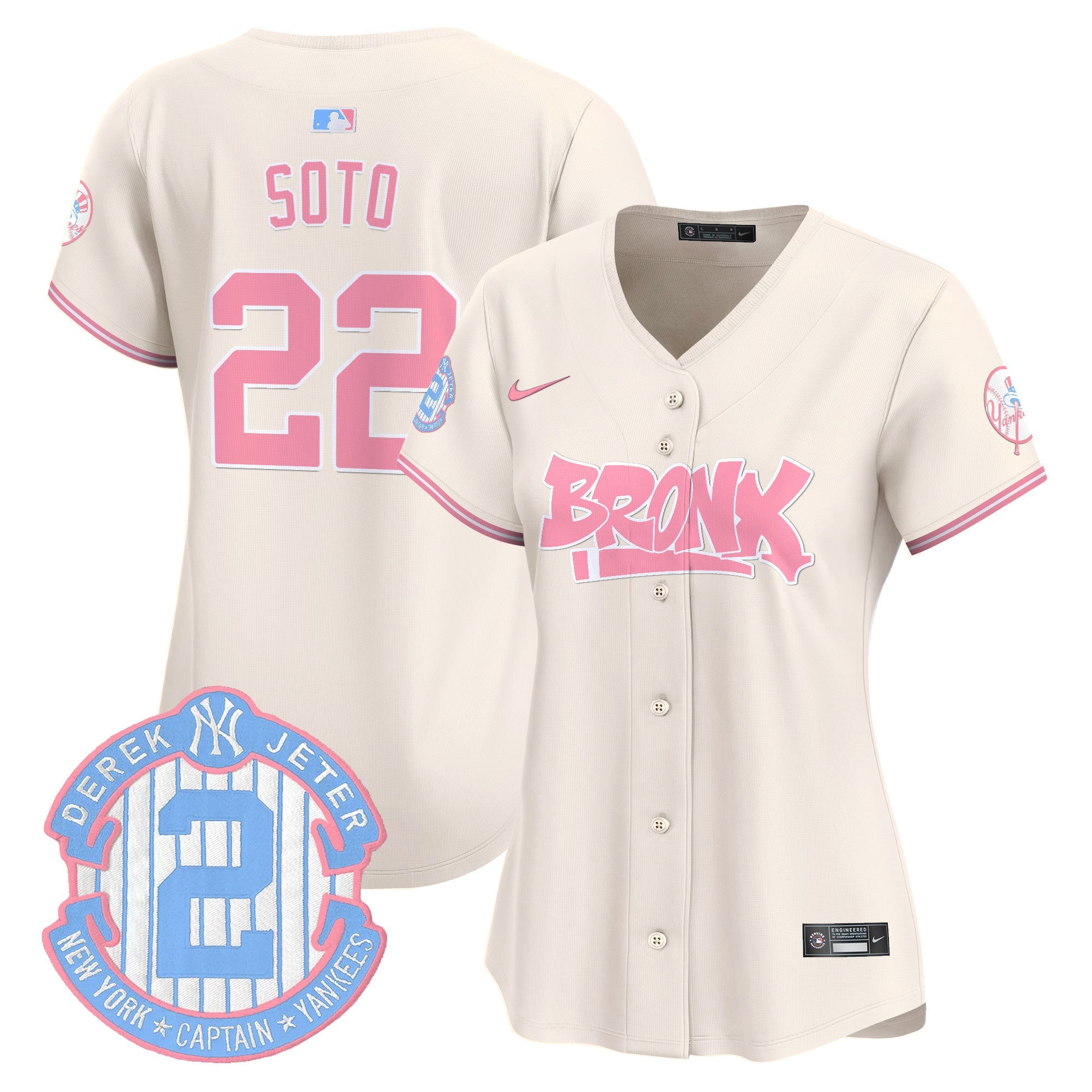 Women’s The Bronx Graffiti Bubblegum Pink Vapor Premier Limited Jersey