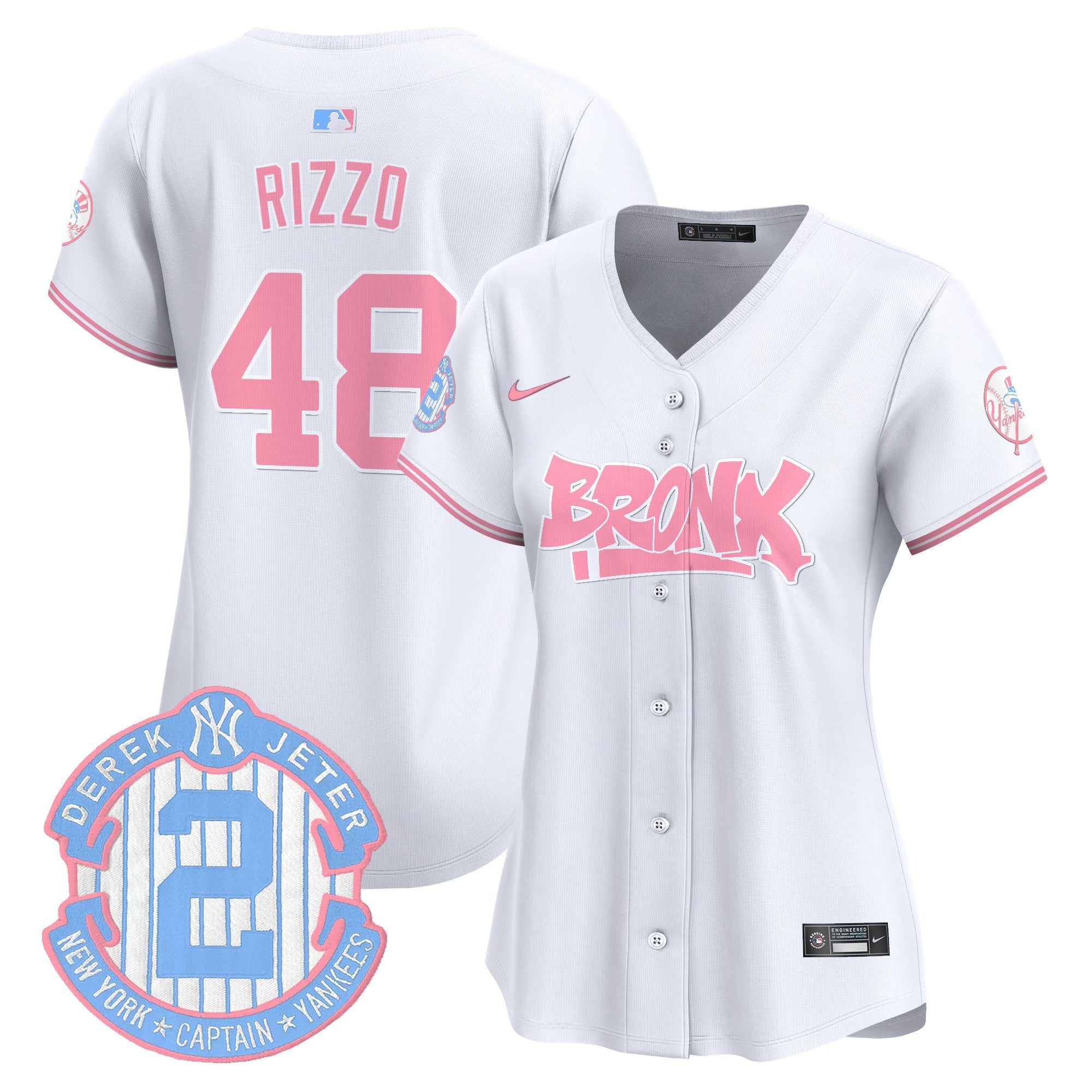 Women’s The Bronx Graffiti Bubblegum Pink Vapor Premier Limited Jersey