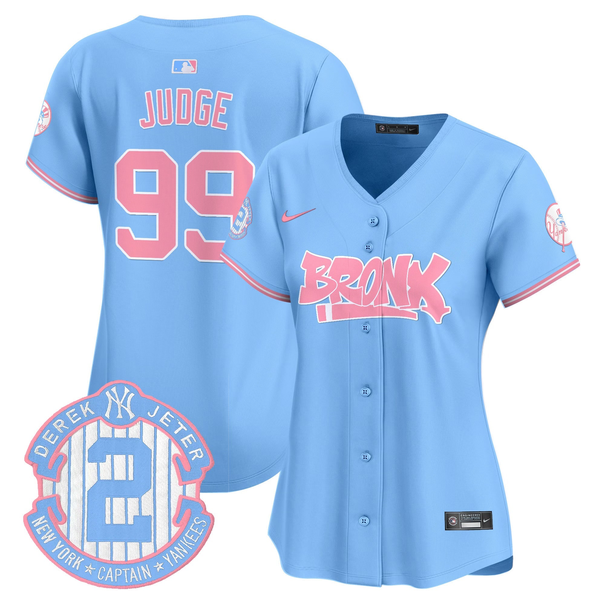 Women’s The Bronx Graffiti Bubblegum Pink Vapor Premier Limited Jersey