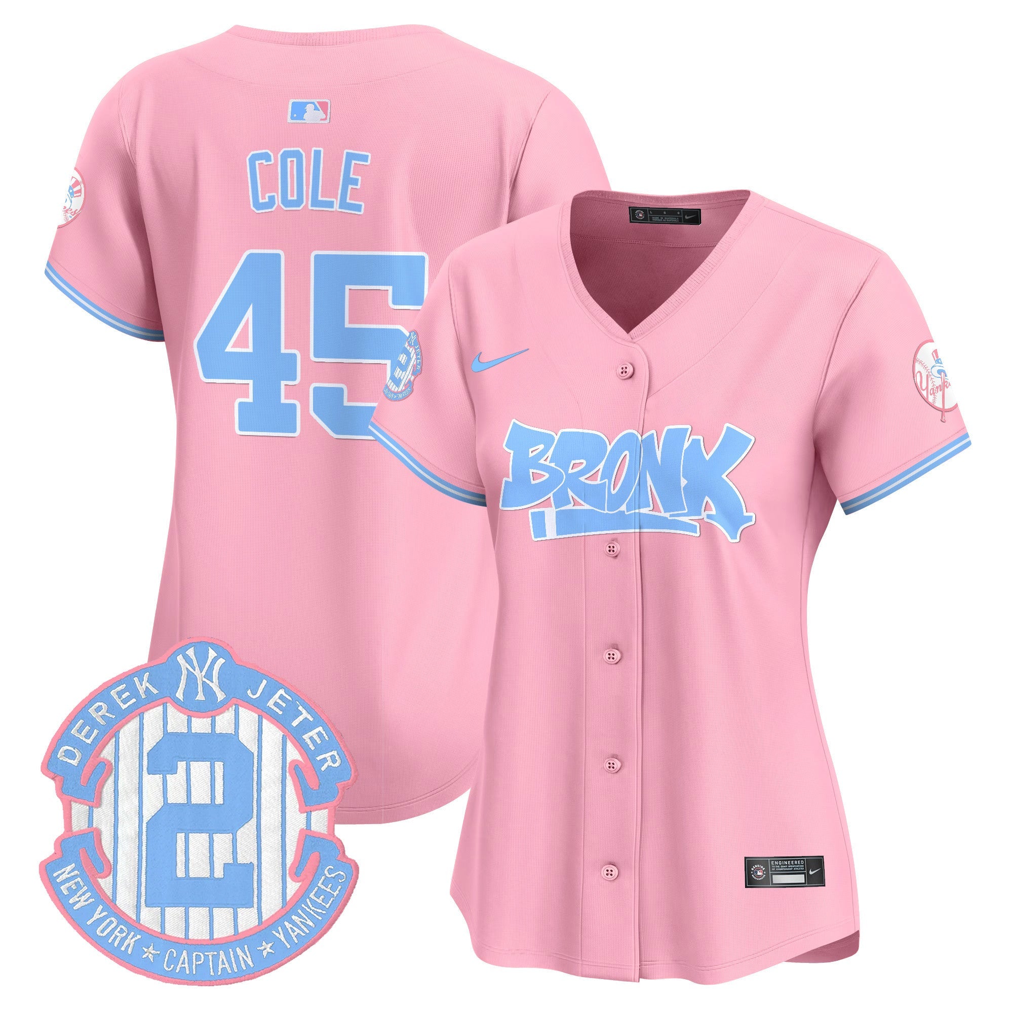 Women’s The Bronx Graffiti Bubblegum Pink Vapor Premier Limited Jersey