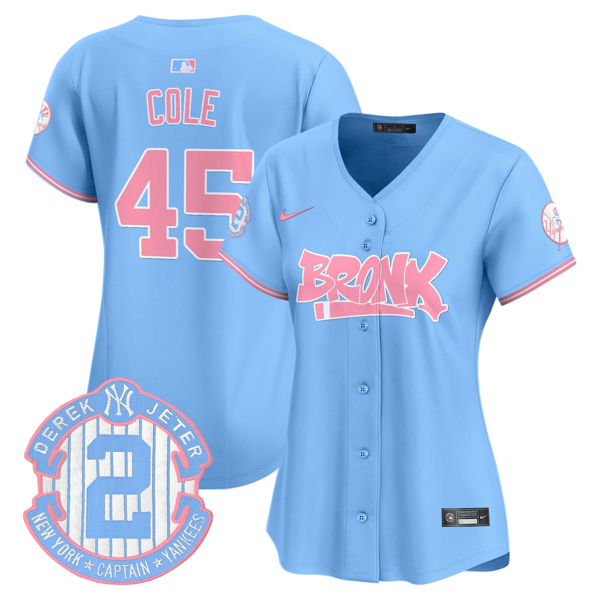 Women’s The Bronx Graffiti Bubblegum Pink Vapor Premier Limited Jersey