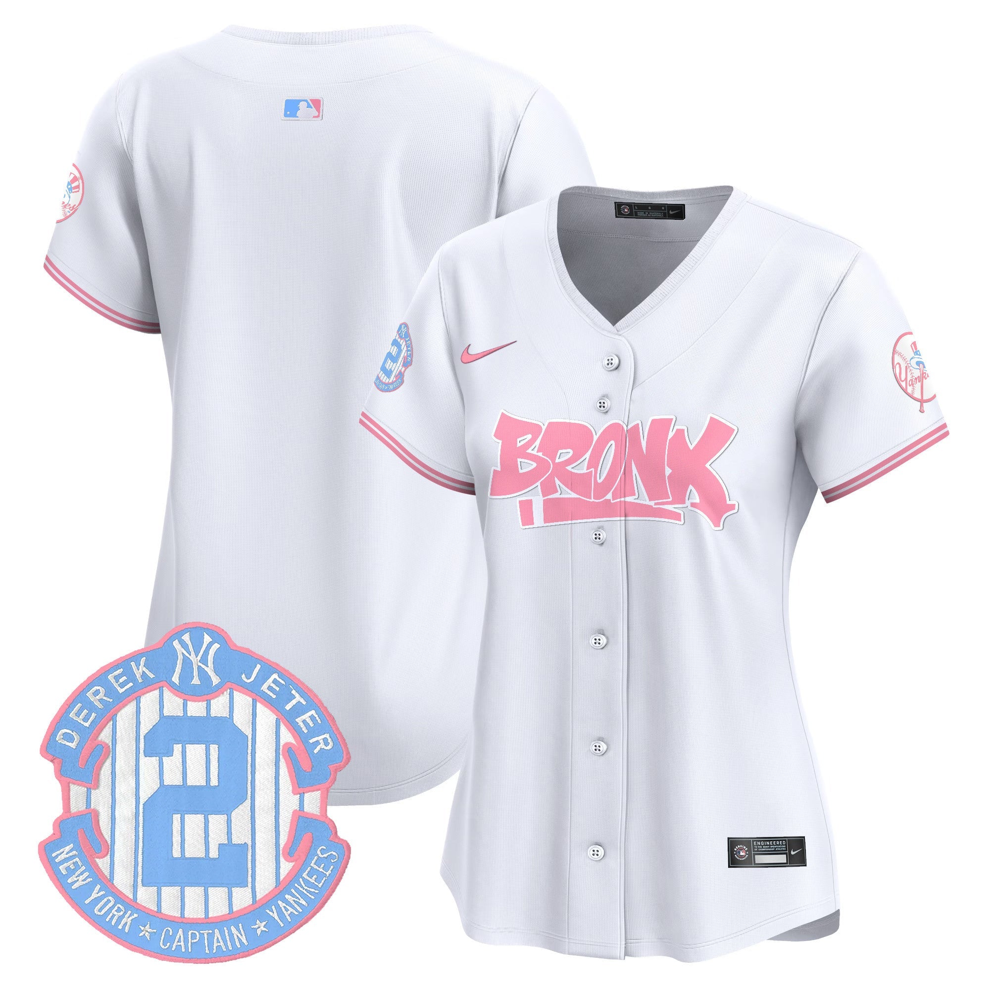 Women’s The Bronx Graffiti Bubblegum Pink Vapor Premier Limited Jersey