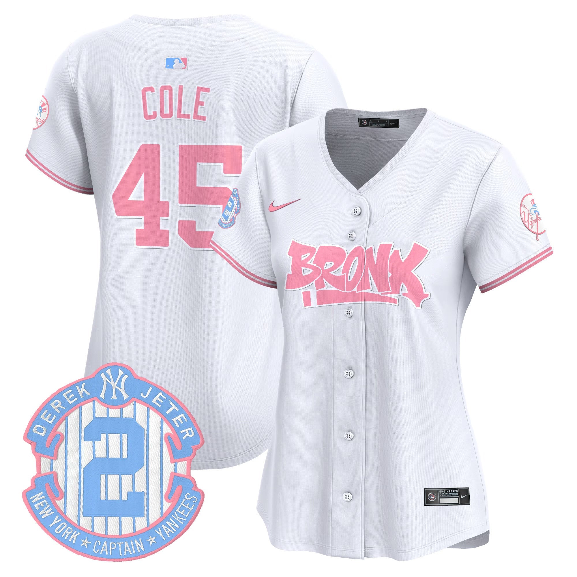Women’s The Bronx Graffiti Bubblegum Pink Vapor Premier Limited Jersey