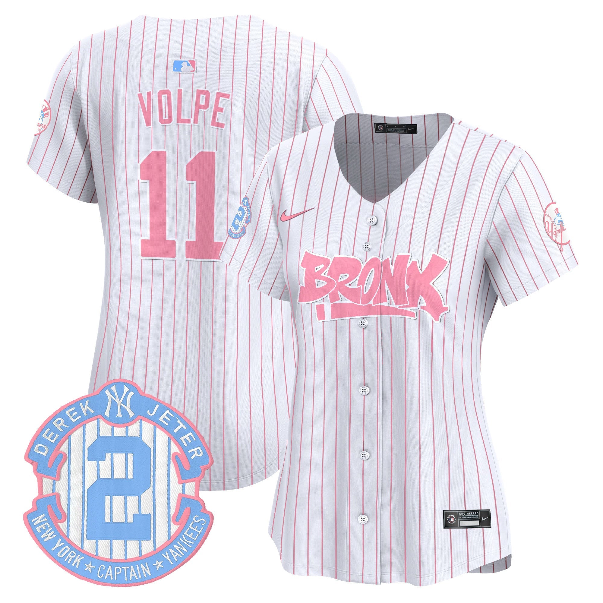 Women’s The Bronx Graffiti Bubblegum Pink Vapor Premier Limited Jersey
