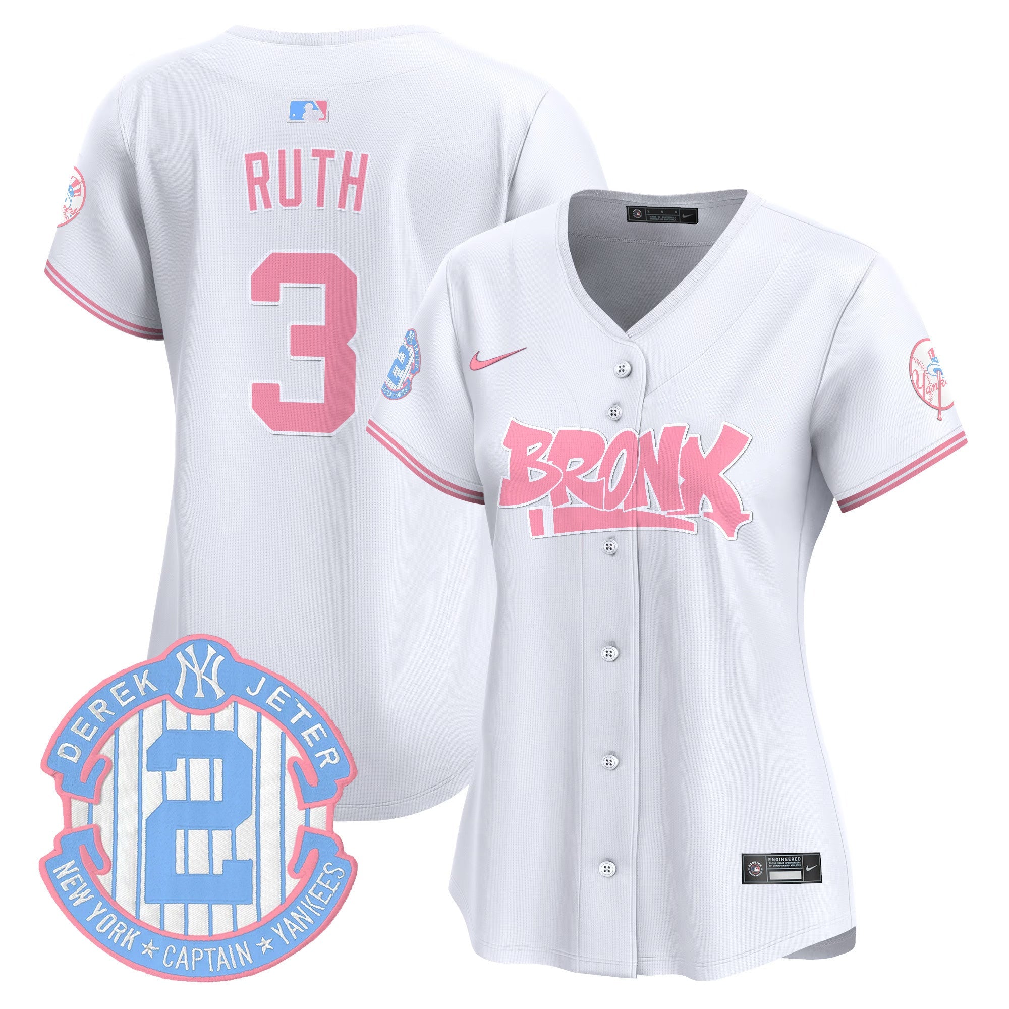 Women’s The Bronx Graffiti Bubblegum Pink Vapor Premier Limited Jersey