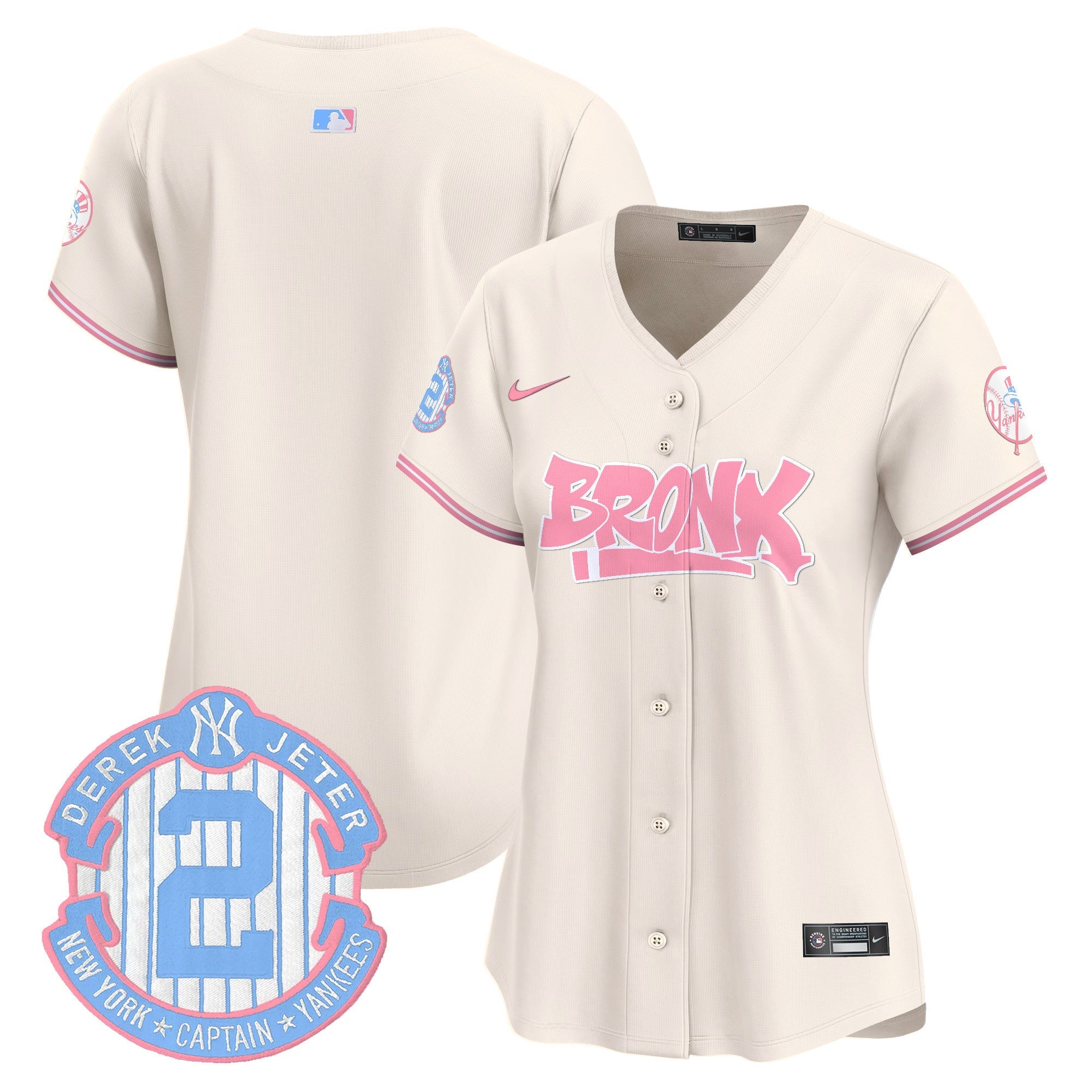 Women’s The Bronx Graffiti Bubblegum Pink Vapor Premier Limited Jersey