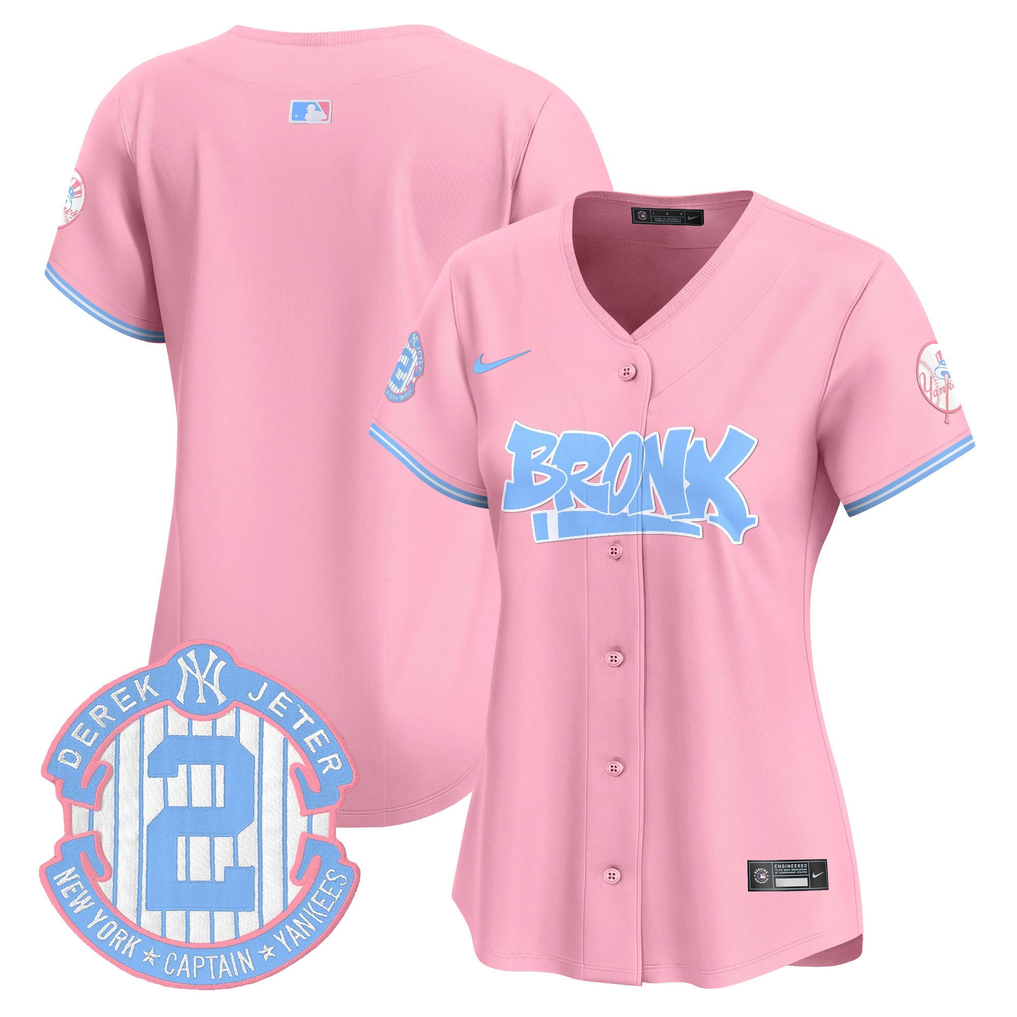 Women’s The Bronx Graffiti Bubblegum Pink Vapor Premier Limited Jersey