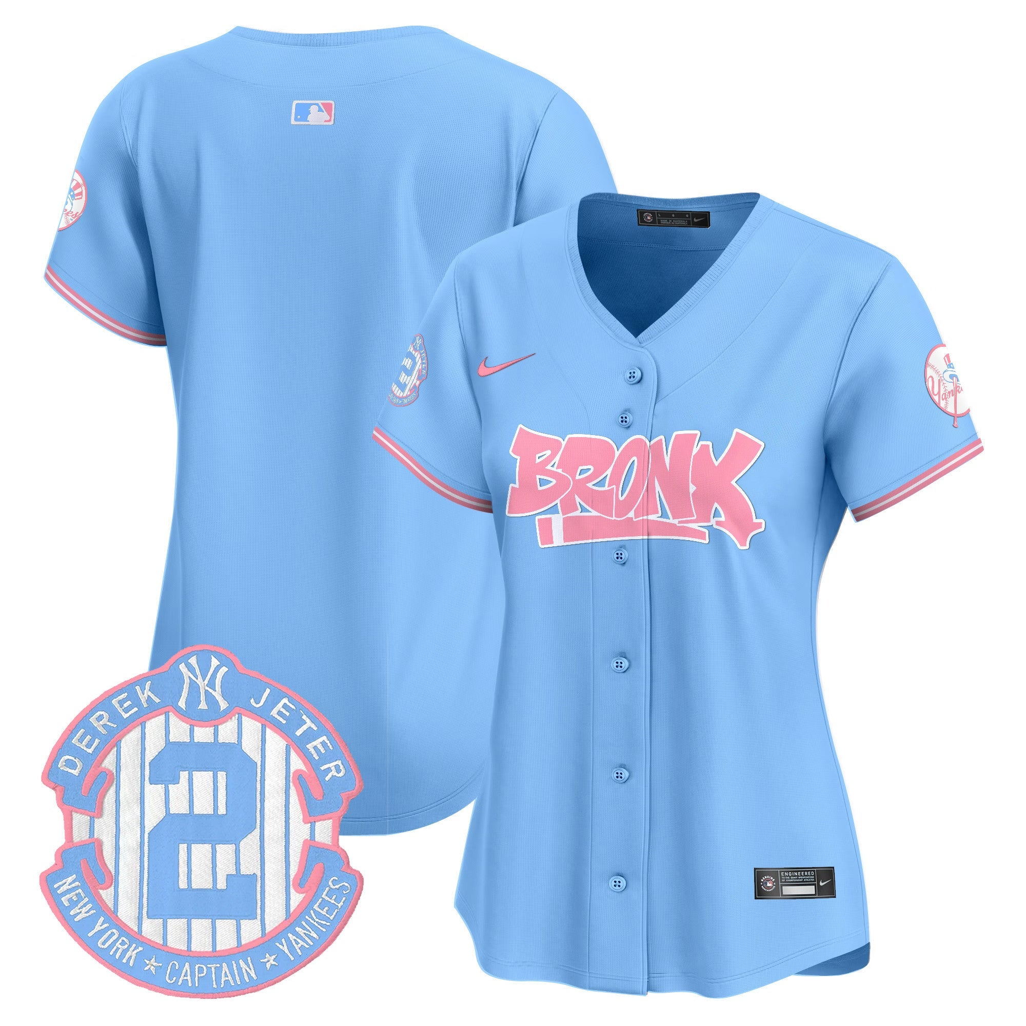 Women’s The Bronx Graffiti Bubblegum Pink Vapor Premier Limited Jersey