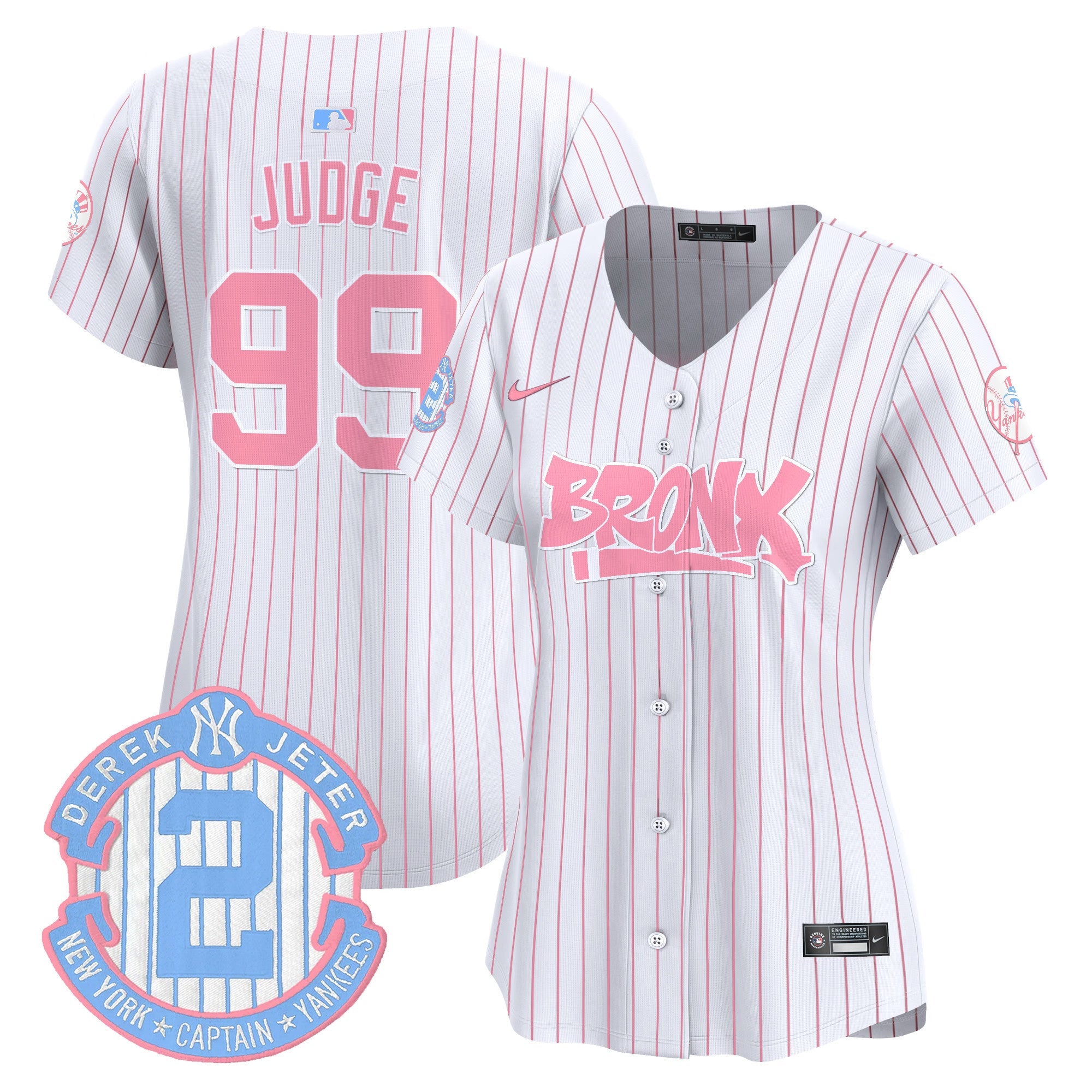 Women’s The Bronx Graffiti Bubblegum Pink Vapor Premier Limited Jersey