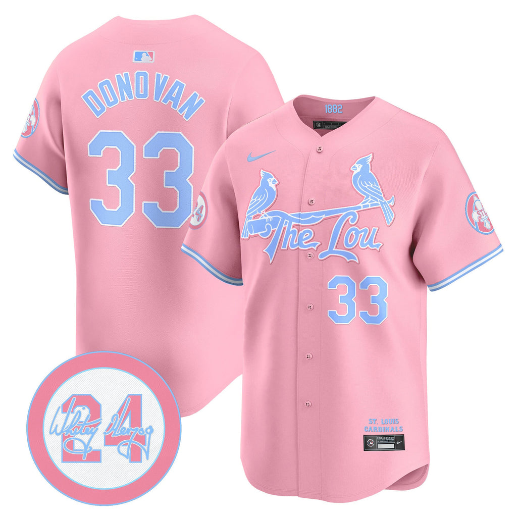 Unisex St. Louis Bubblegum Pink Vapor Premier Limited Jersey