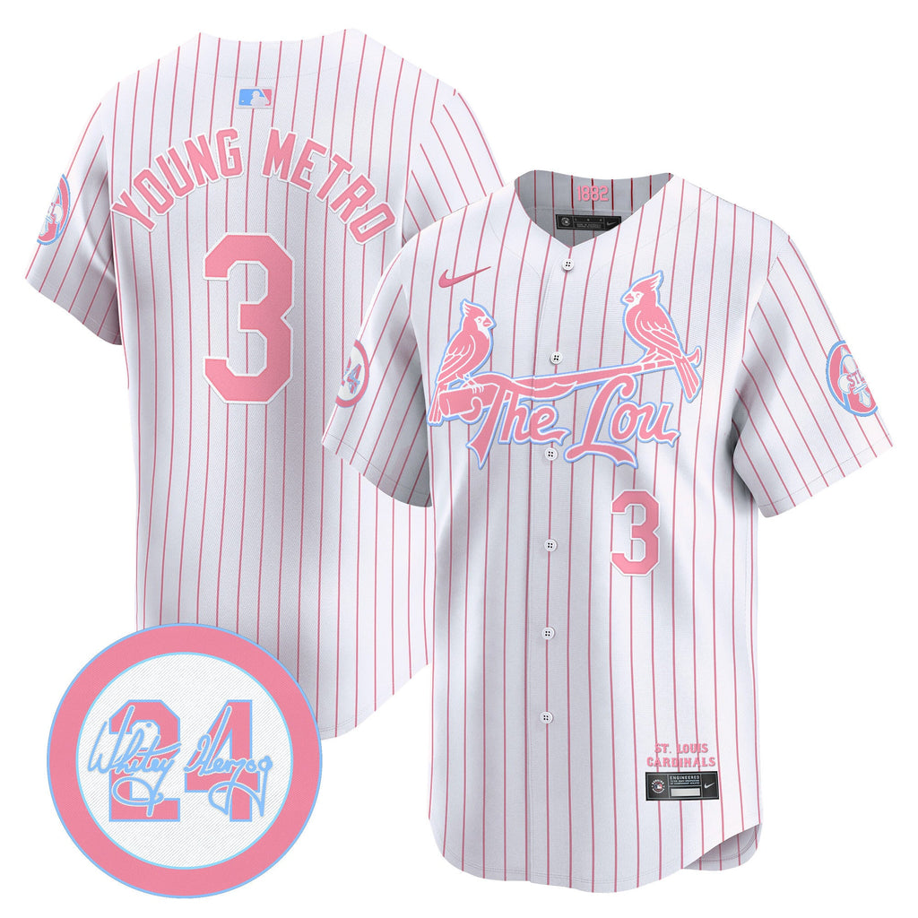 Unisex St. Louis Bubblegum Pink Vapor Premier Limited Jersey