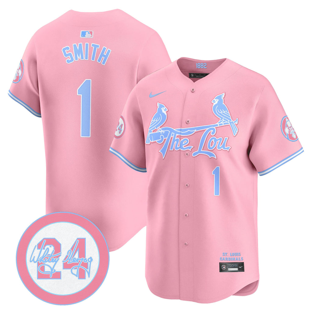 Unisex St. Louis Bubblegum Pink Vapor Premier Limited Jersey