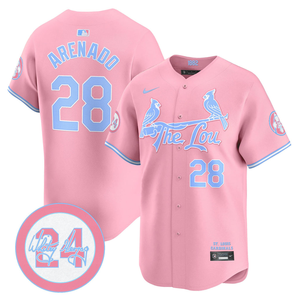 Unisex St. Louis Bubblegum Pink Vapor Premier Limited Jersey