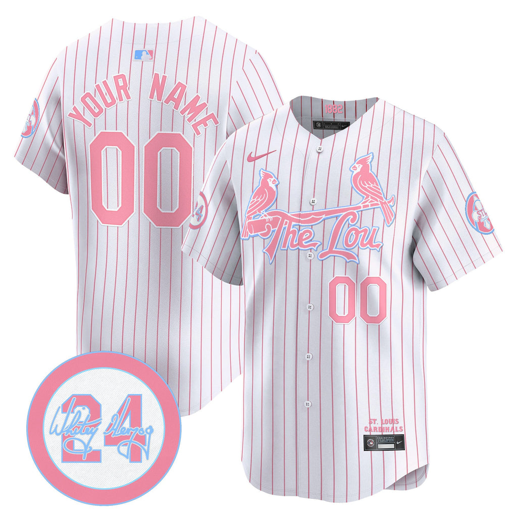 St. Louis Bubblegum Pink Vapor Premier Limited Custom Jersey