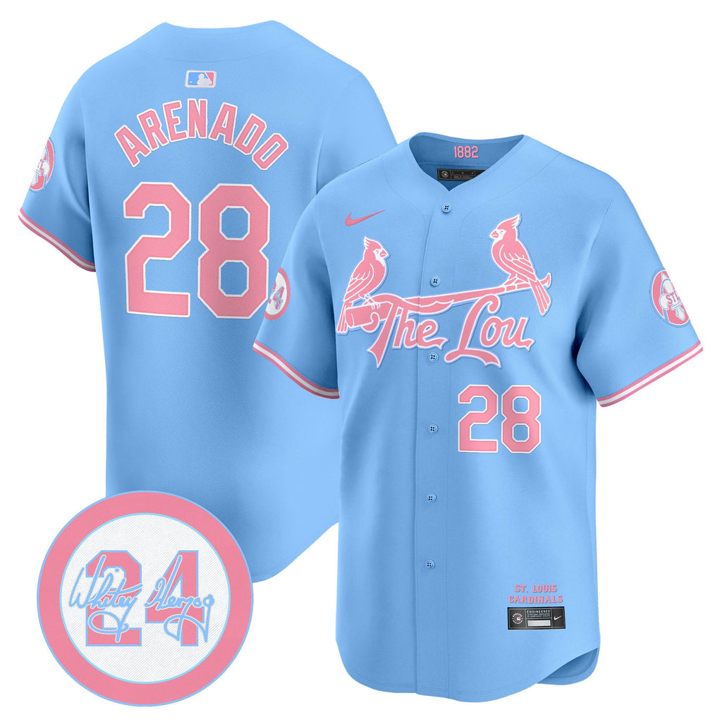 Unisex St. Louis Bubblegum Pink Vapor Premier Limited Jersey