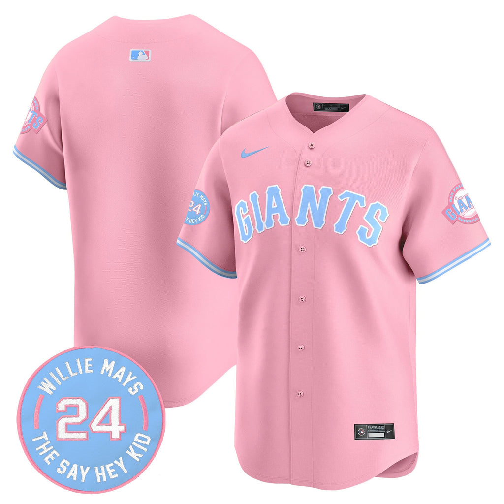 Unisex San Francisco Bubblegum Pink Vapor Premier Limited Jersey