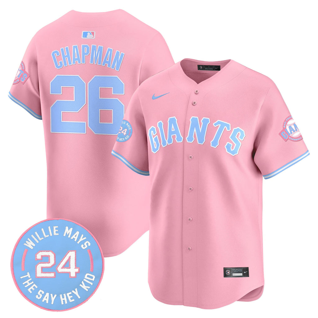 Unisex San Francisco Bubblegum Pink Vapor Premier Limited Jersey