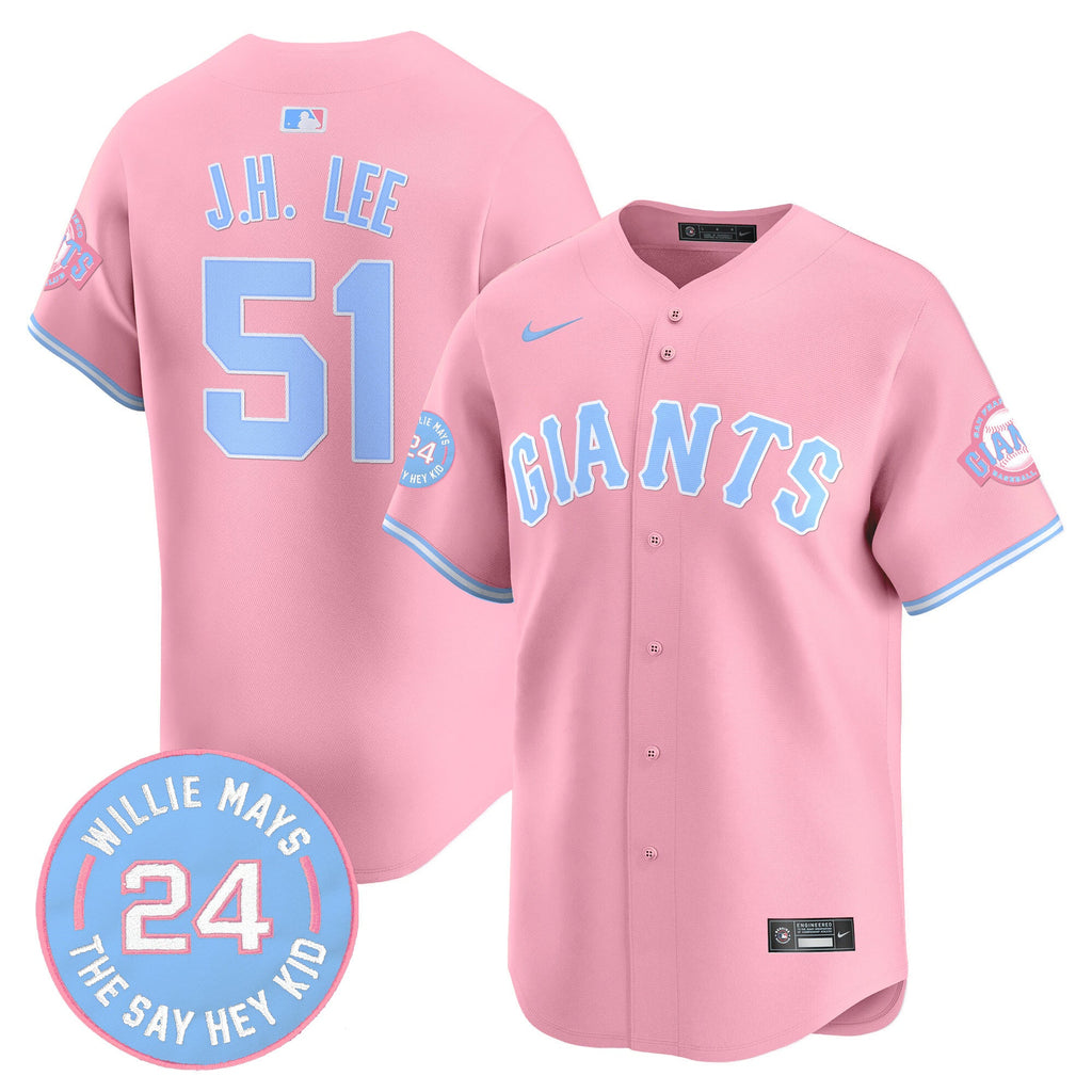 Unisex San Francisco Bubblegum Pink Vapor Premier Limited Jersey