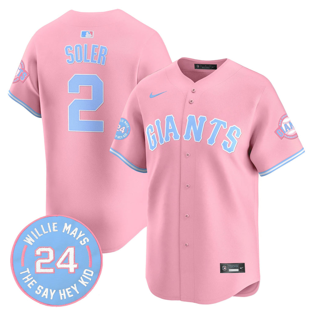 Unisex San Francisco Bubblegum Pink Vapor Premier Limited Jersey
