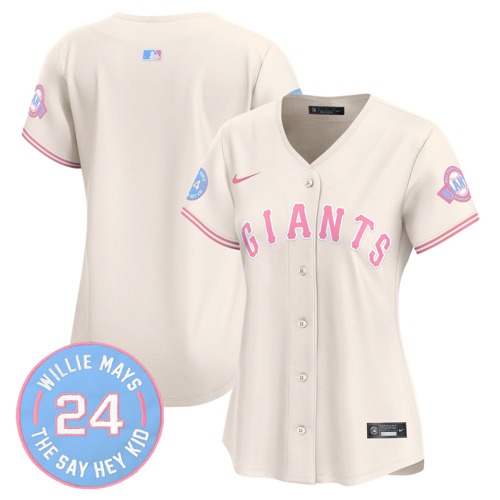 Women’s Unisex San Francisco Bubblegum Pink Vapor Premier Limited Jersey