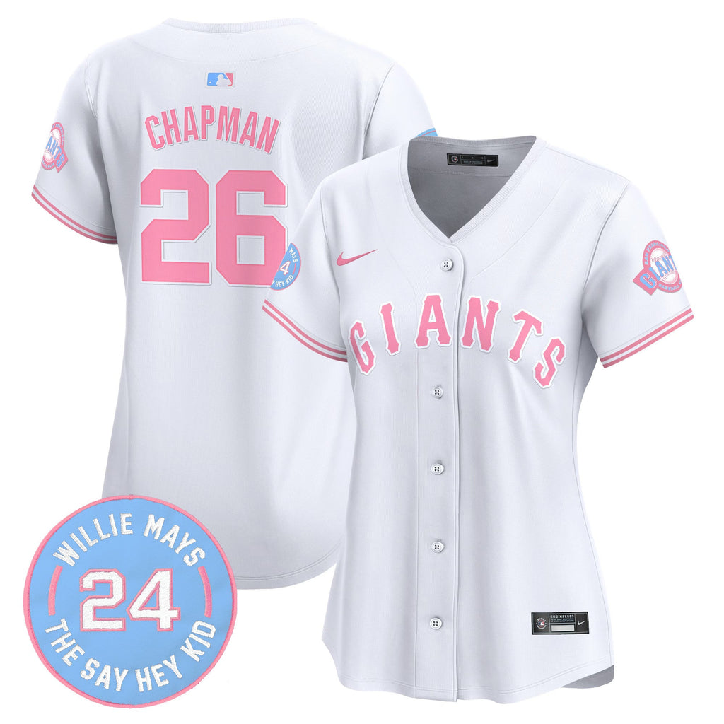 Women’s Unisex San Francisco Bubblegum Pink Vapor Premier Limited Jersey