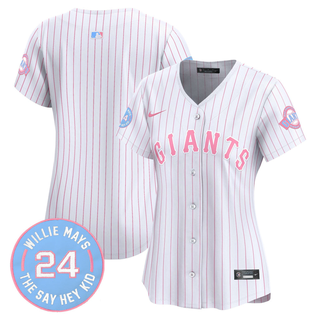 Women’s Unisex San Francisco Bubblegum Pink Vapor Premier Limited Jersey