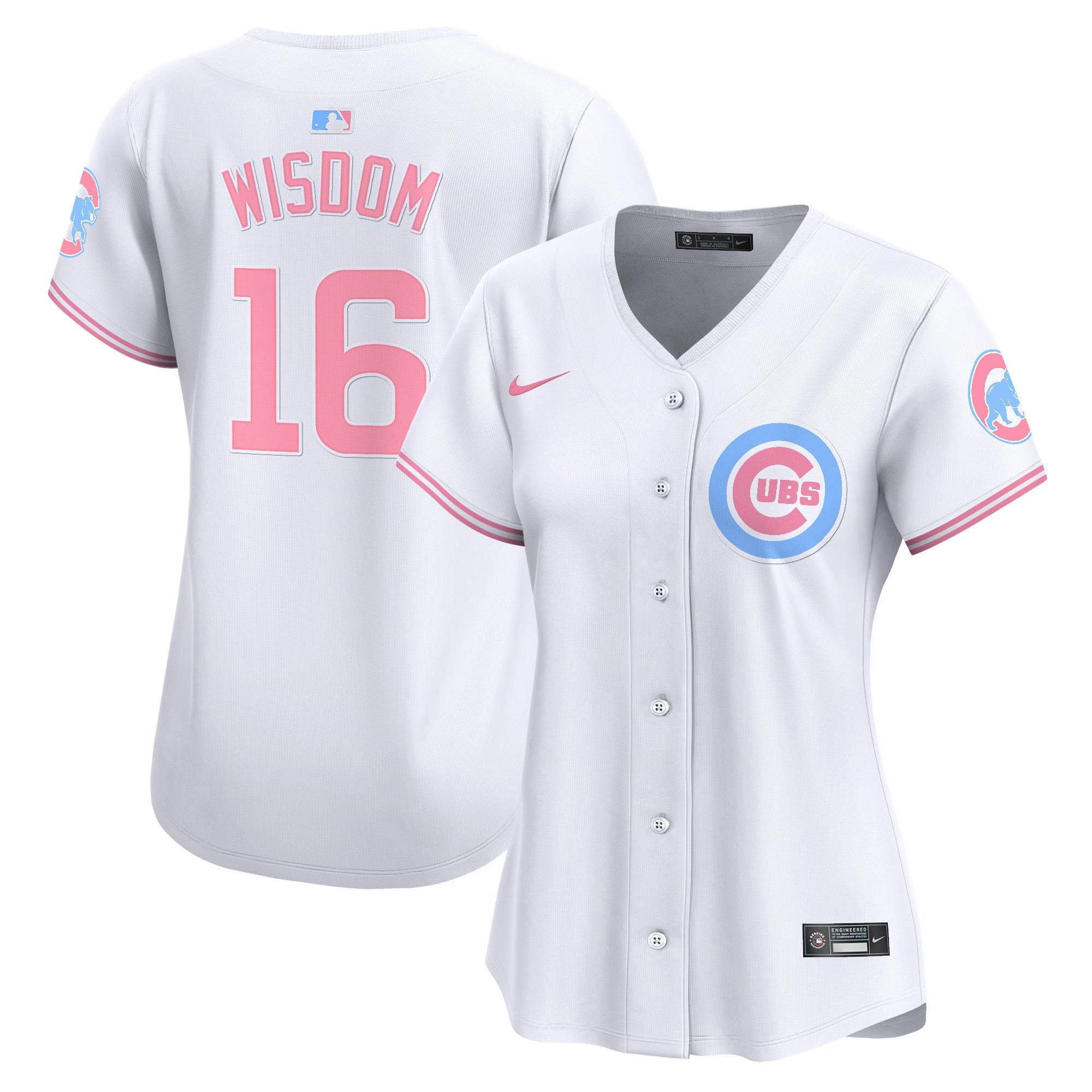 Women’s Chicago Bubblegum Pink Vapor Premier Limited Jersey