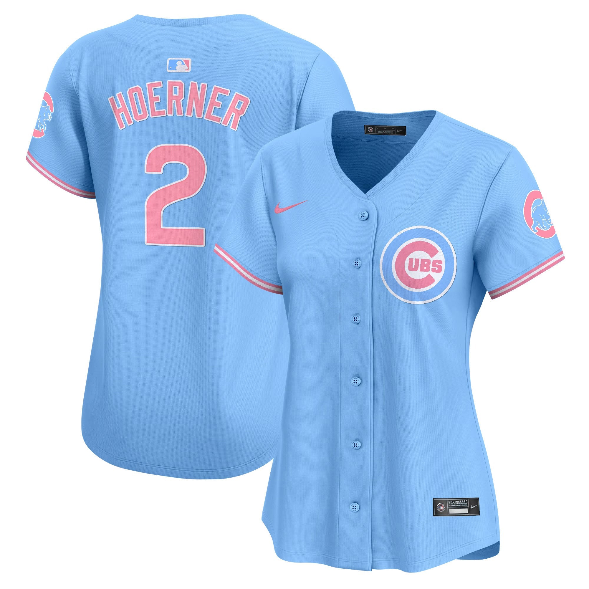 Women’s Chicago Bubblegum Pink Vapor Premier Limited Jersey