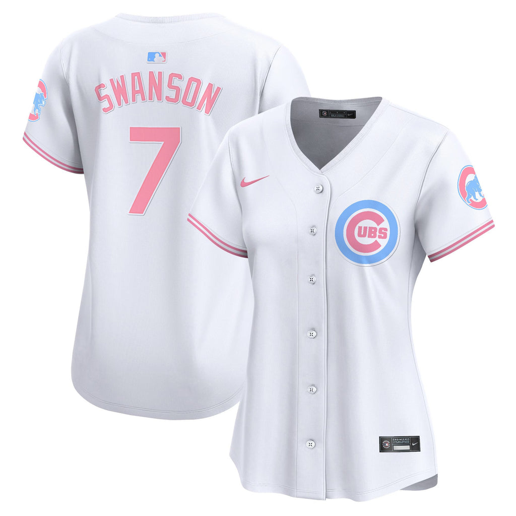 Women’s Chicago Bubblegum Pink Vapor Premier Limited Jersey