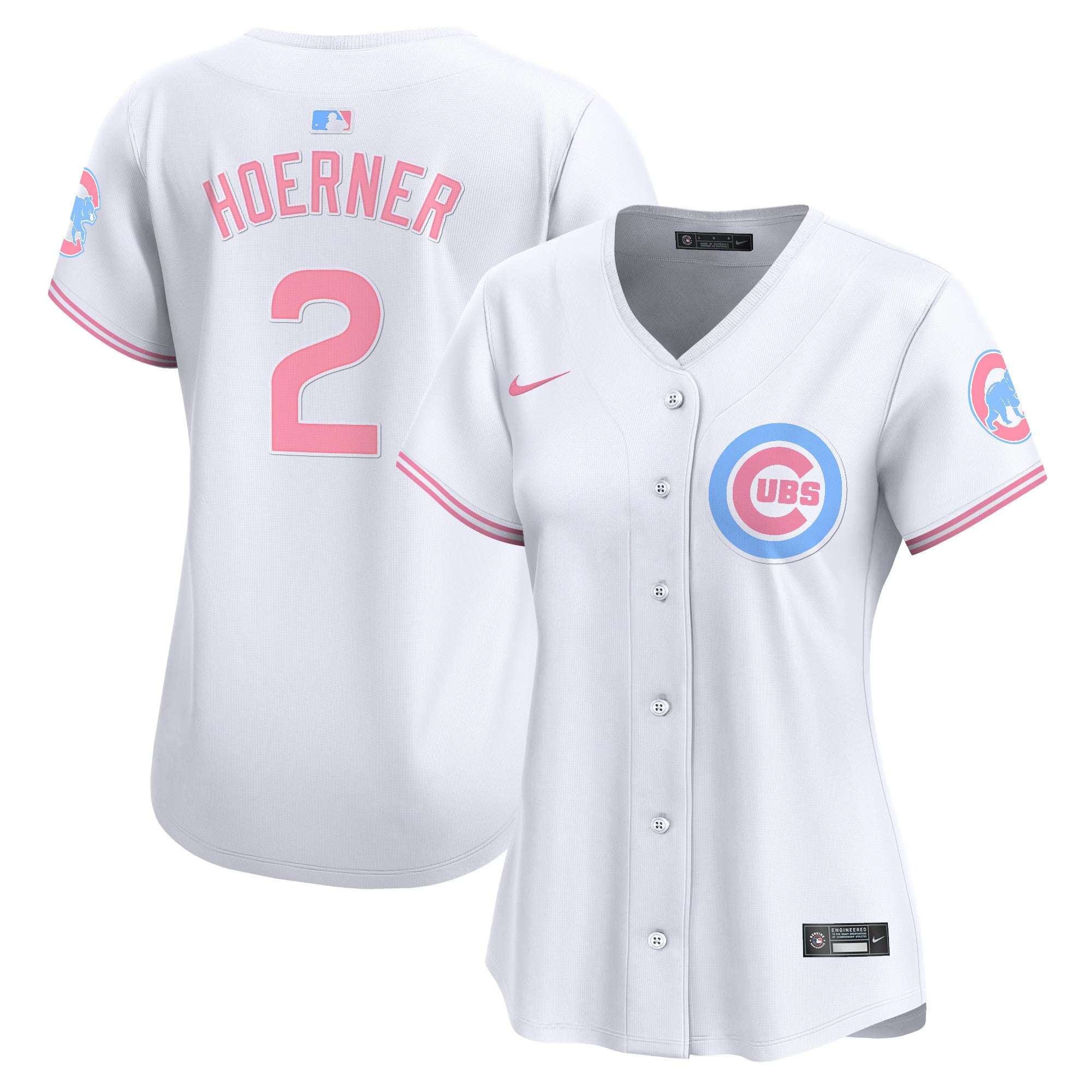 Women’s Chicago Bubblegum Pink Vapor Premier Limited Jersey