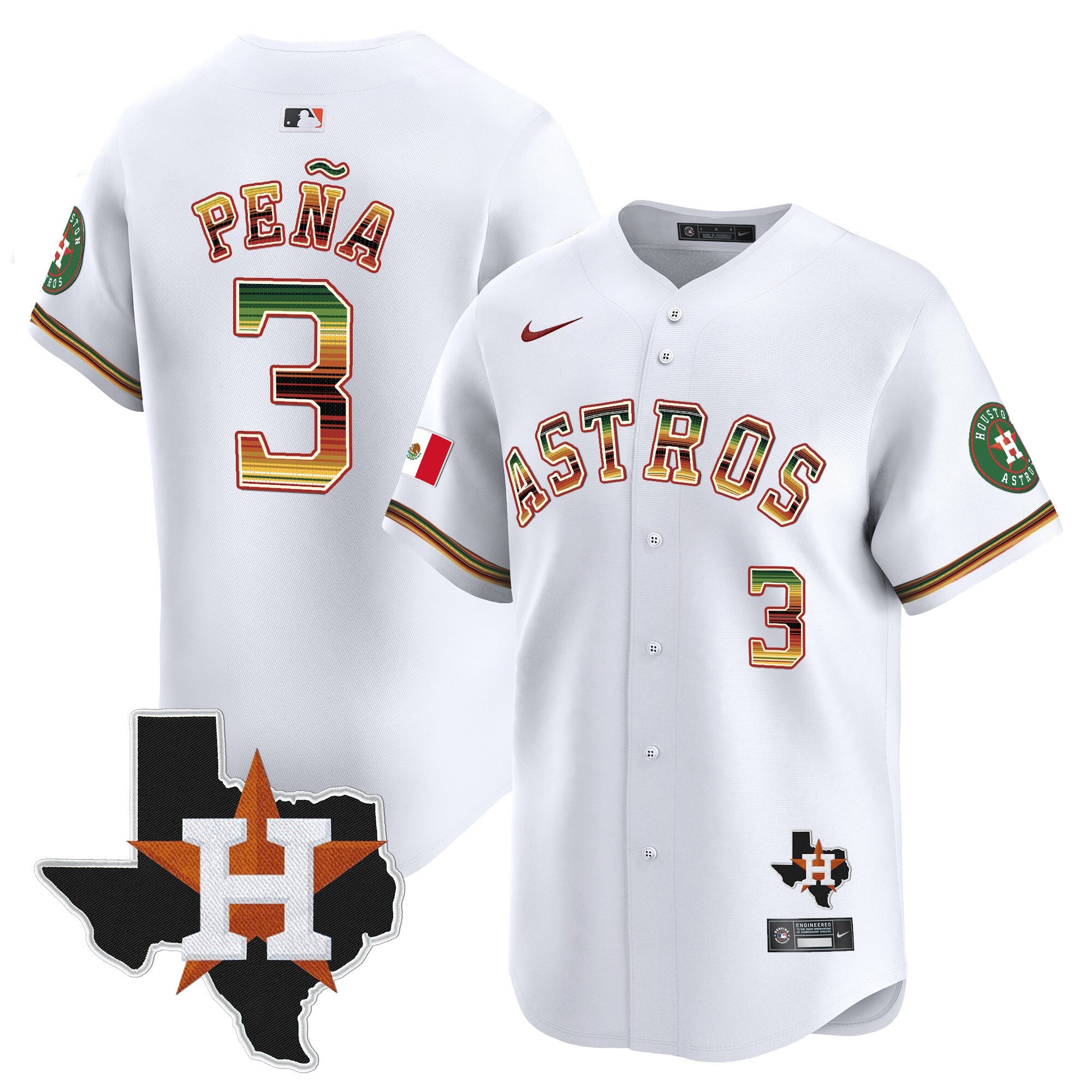 Men’s Houston Mexico Traditional Style Vapor Premier Limited Jersey