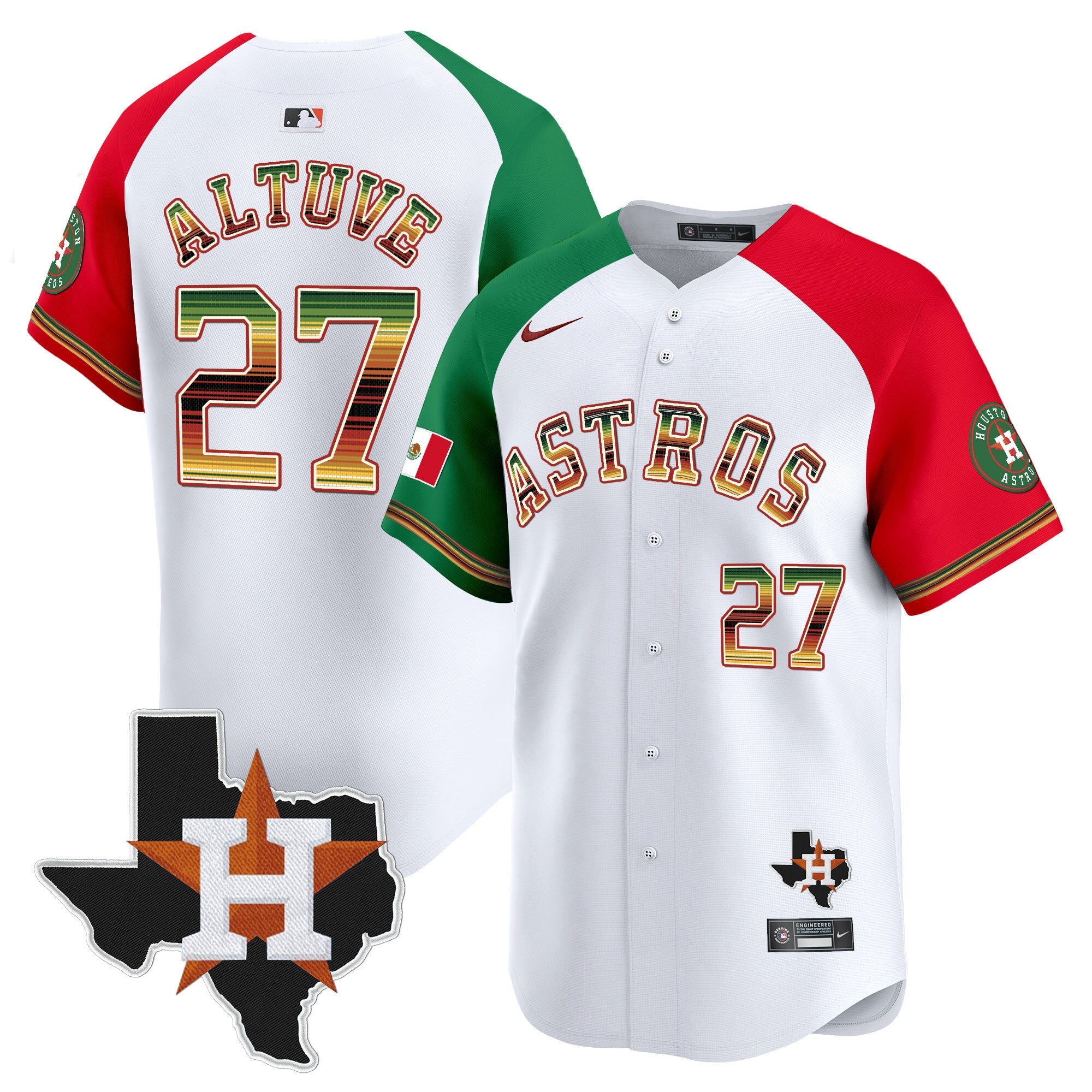 Men’s Houston Mexico Traditional Style Vapor Premier Limited Jersey