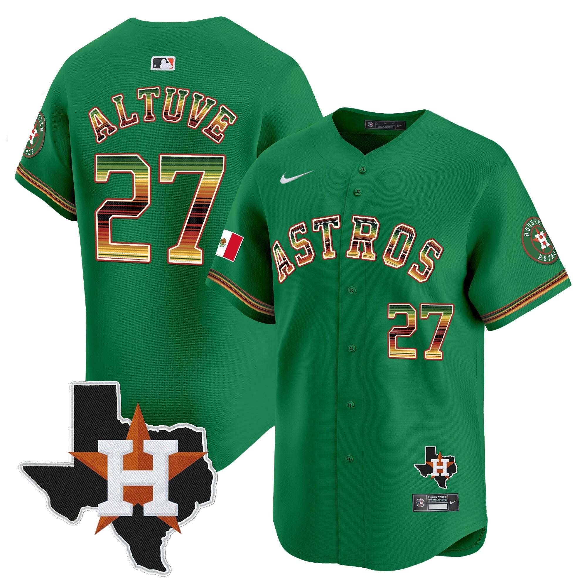 Men’s Houston Mexico Traditional Style Vapor Premier Limited Jersey