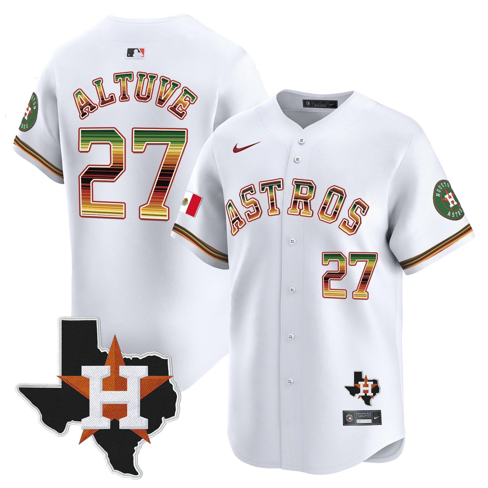 Men’s Houston Mexico Traditional Style Vapor Premier Limited Jersey