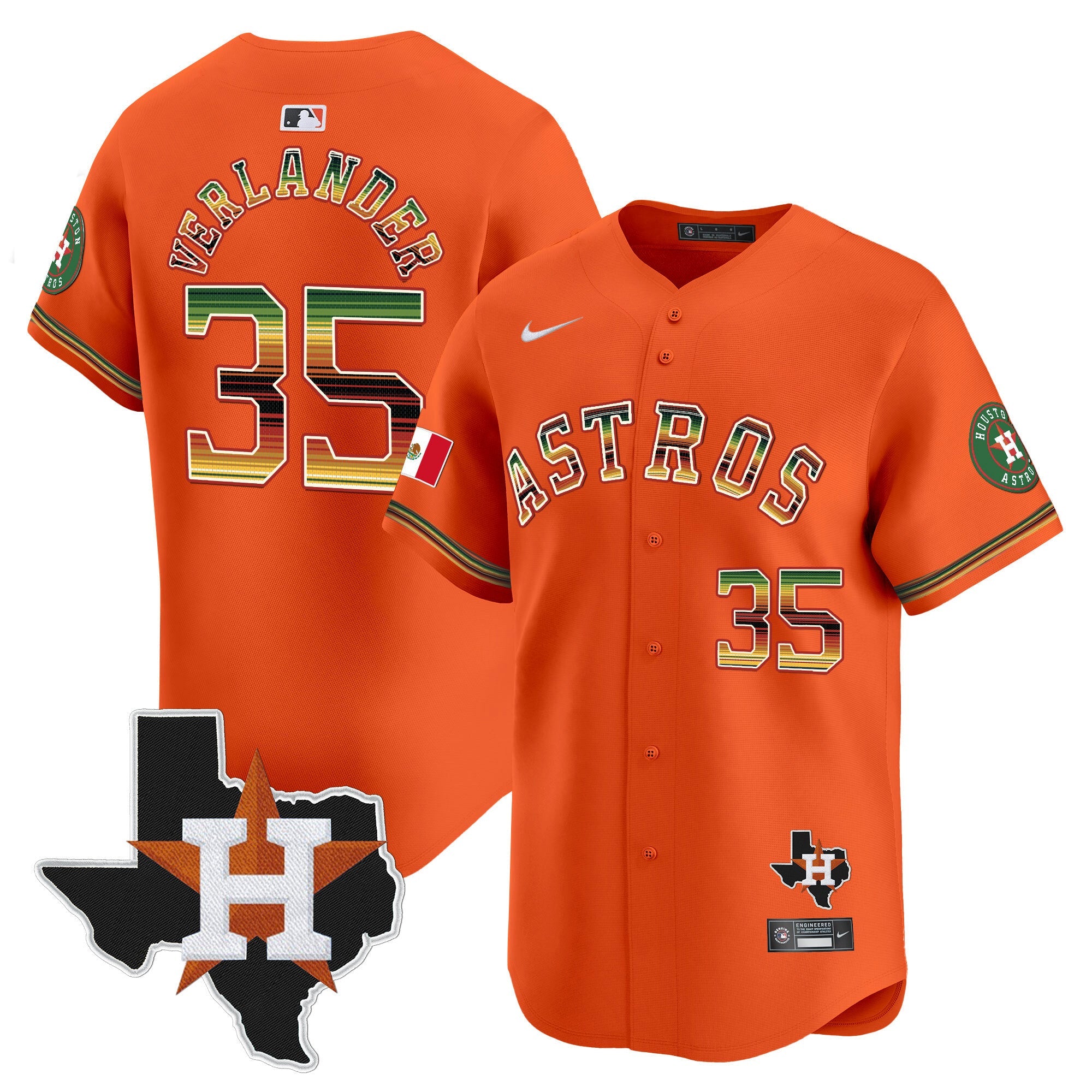 Men’s Houston Mexico Traditional Style Vapor Premier Limited Jersey