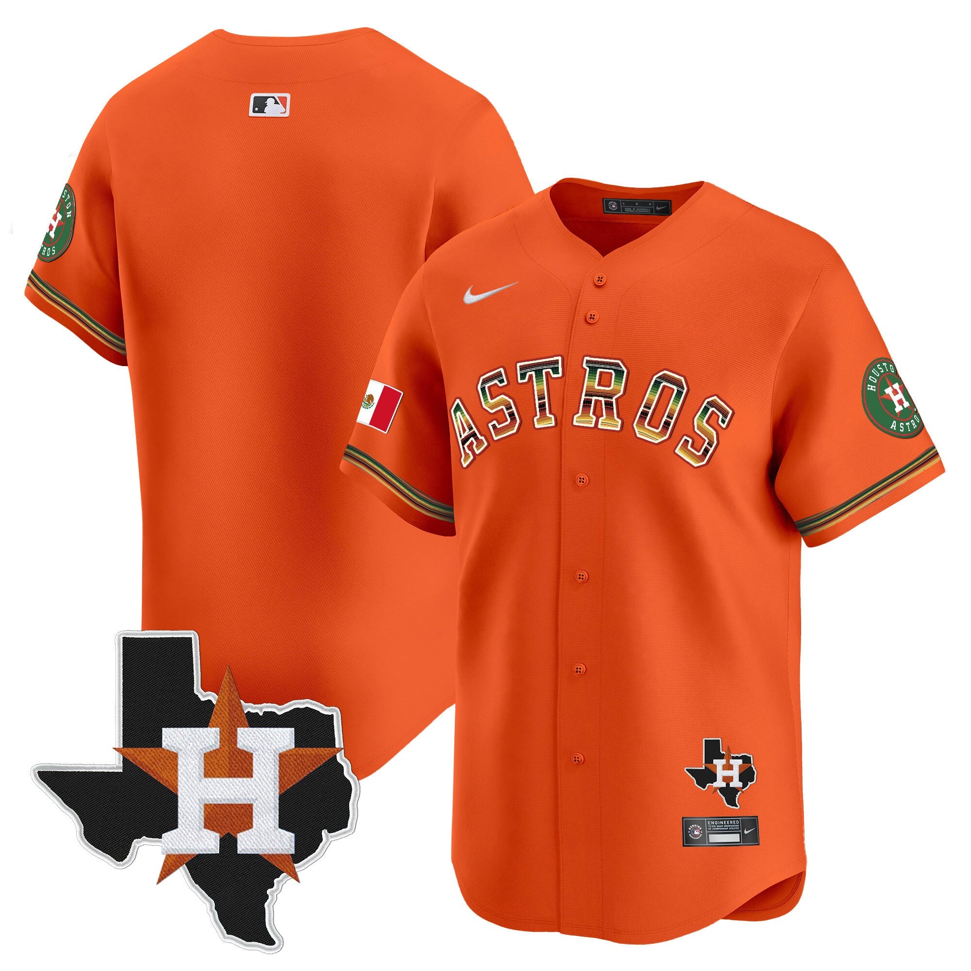 Men’s Houston Mexico Traditional Style Vapor Premier Limited Jersey