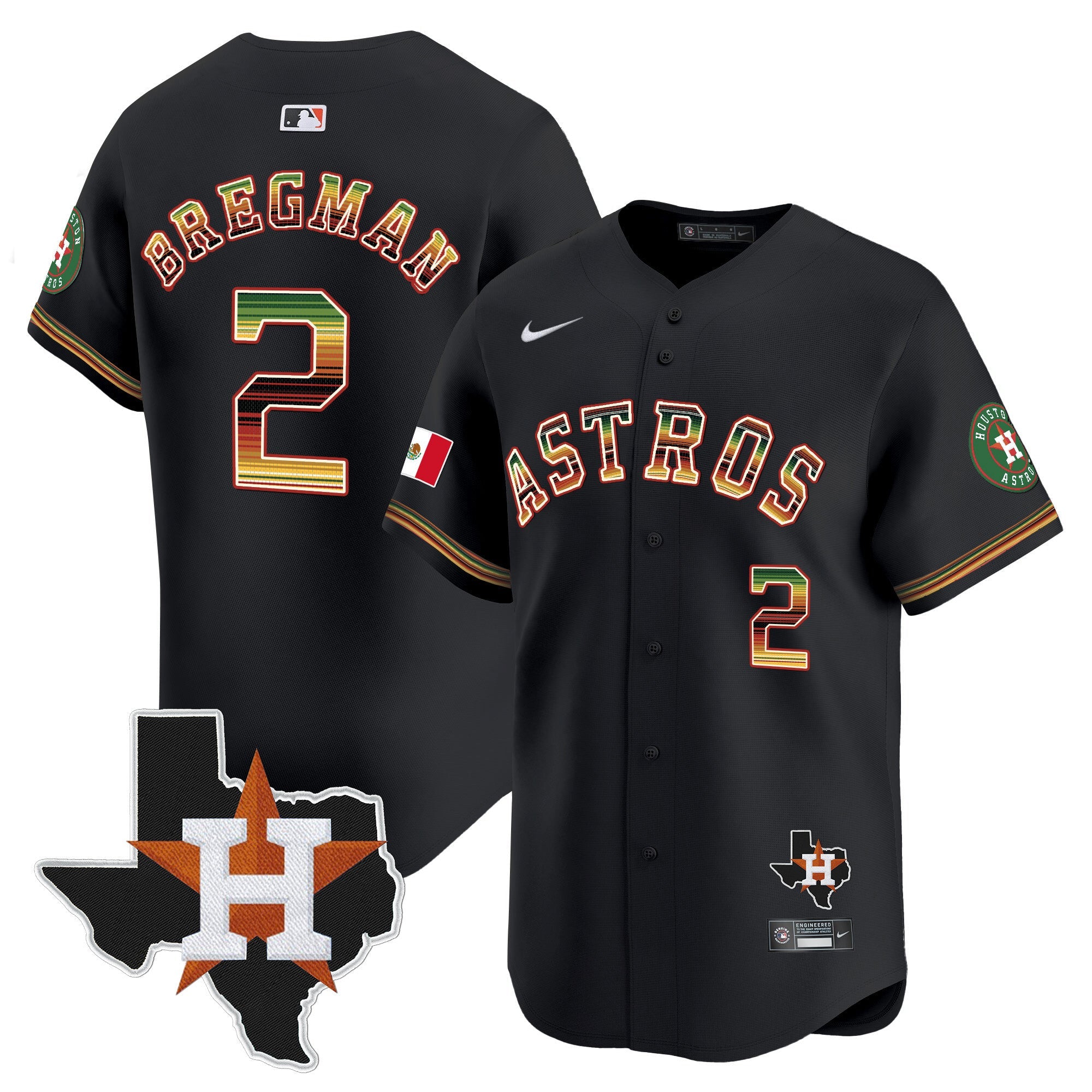 Men’s Houston Mexico Traditional Style Vapor Premier Limited Jersey