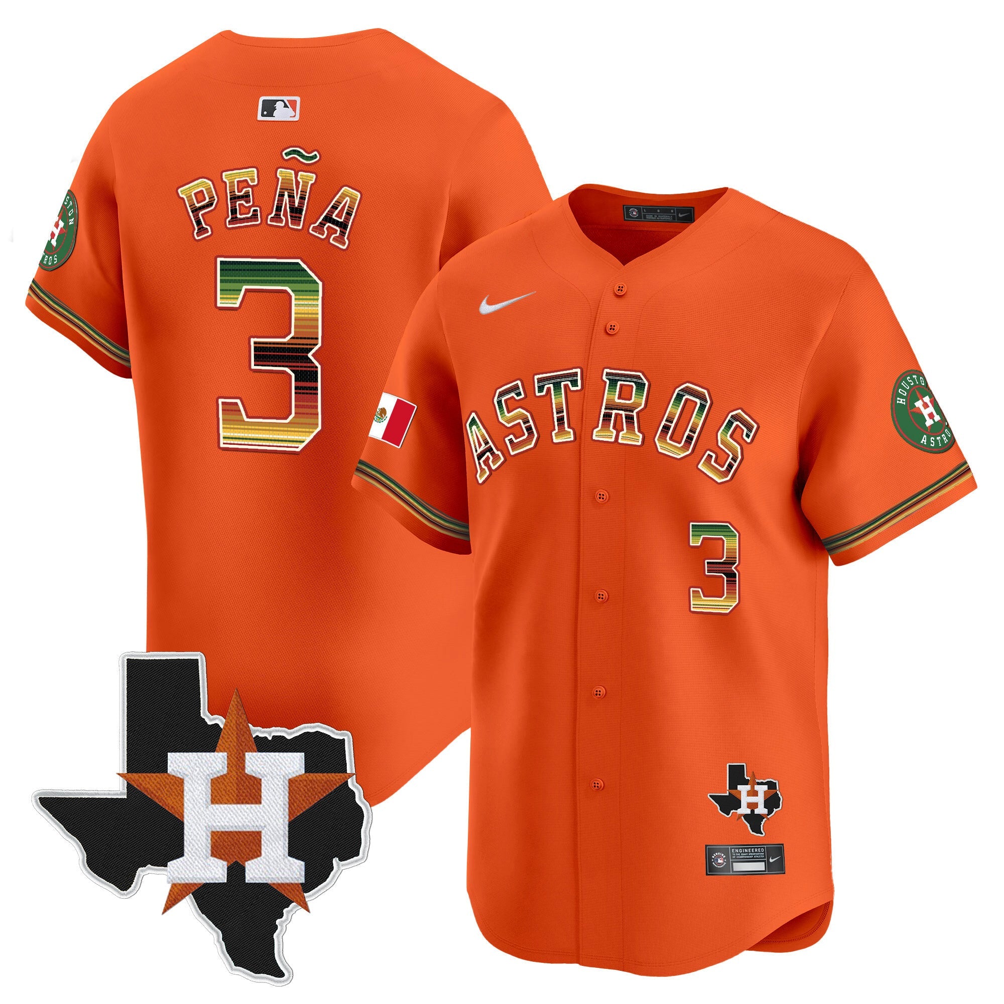 Men’s Houston Mexico Traditional Style Vapor Premier Limited Jersey