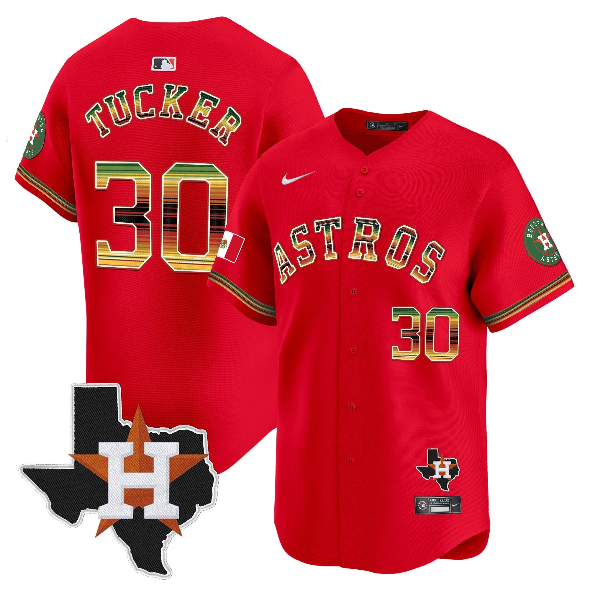 Men’s Houston Mexico Traditional Style Vapor Premier Limited Jersey