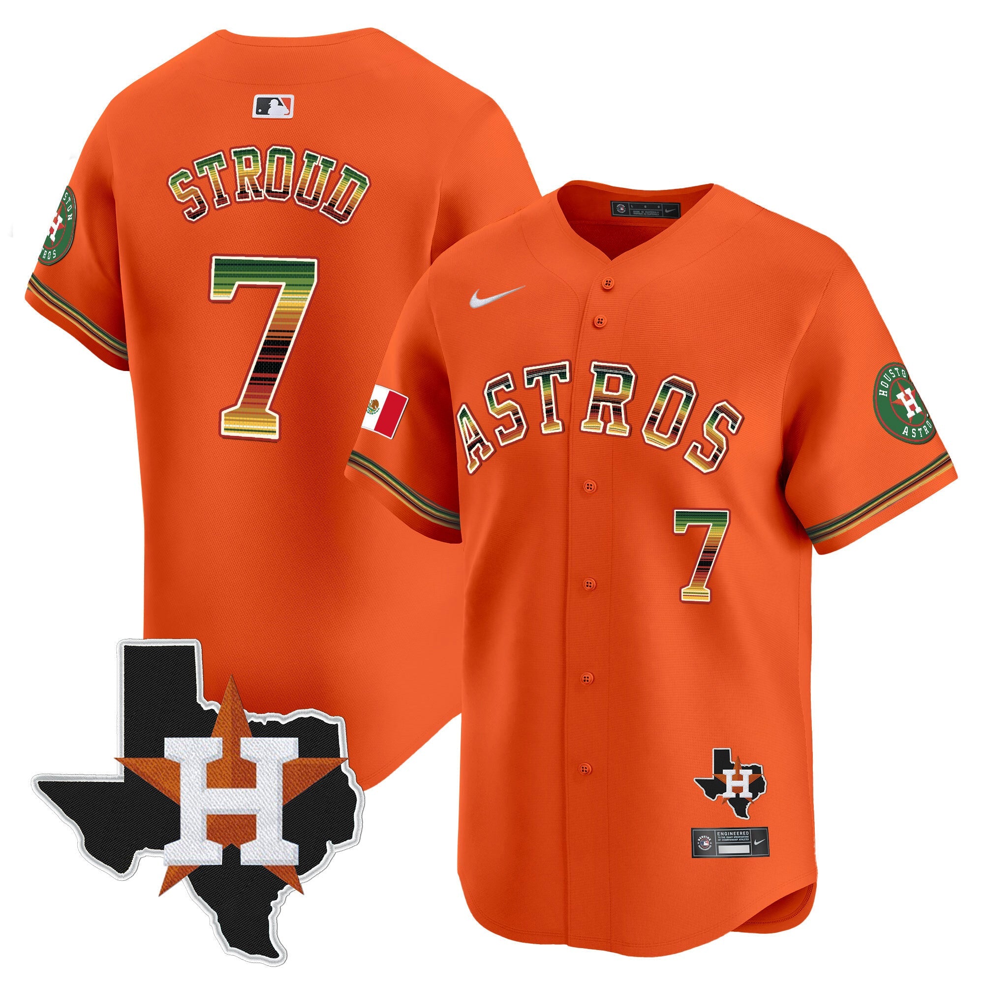 Men’s Houston Mexico Traditional Style Vapor Premier Limited Jersey